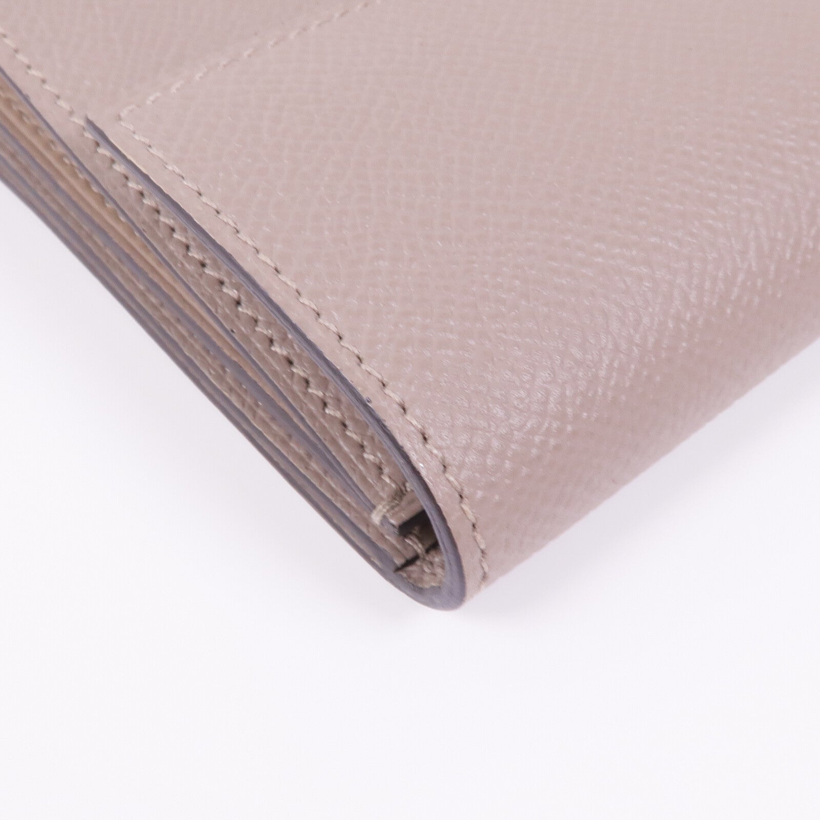 HERMES 【激減優惠】Epsom皮革Clic Wallet銀扣錢包Etoupe