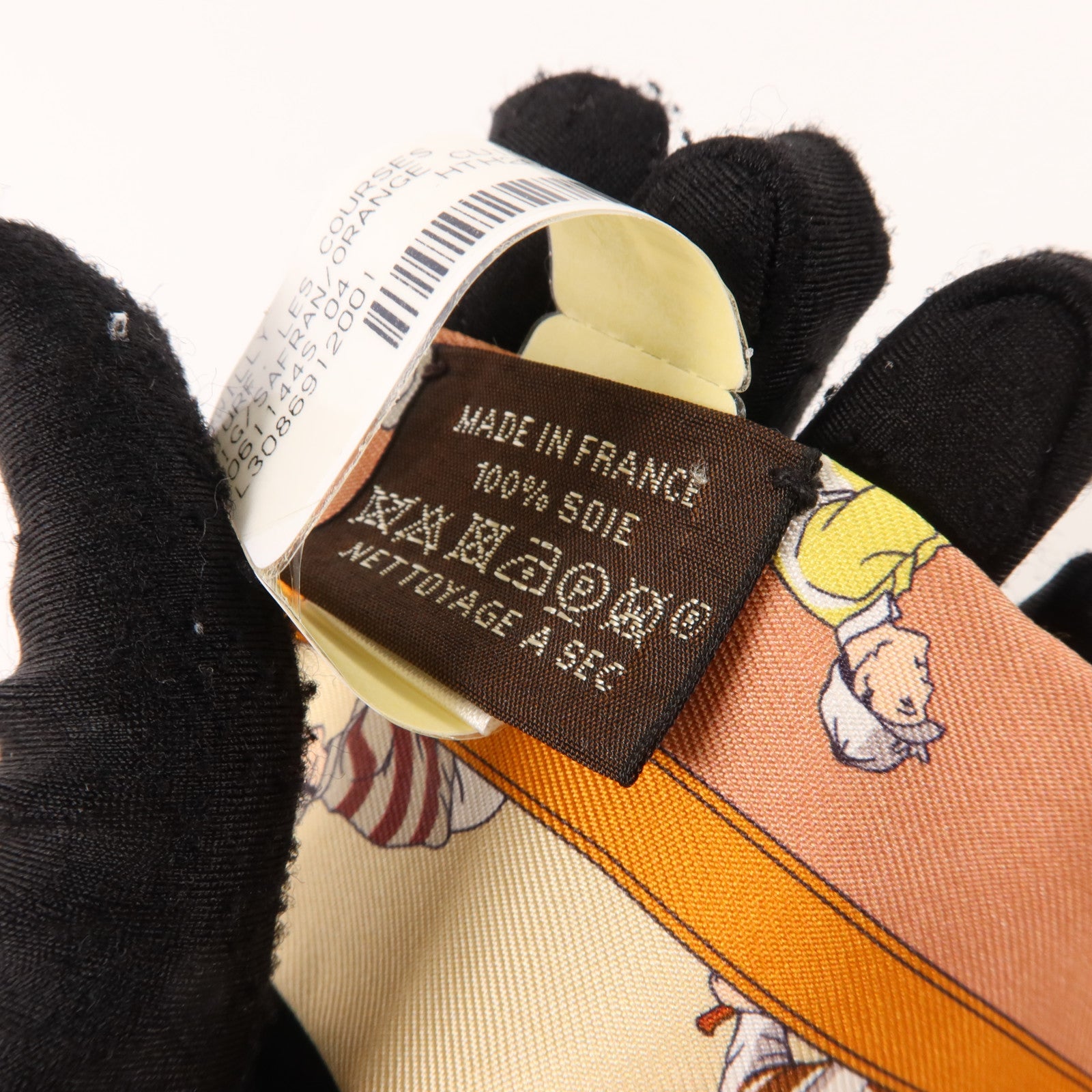 HERMES 絲質Twilly絲巾