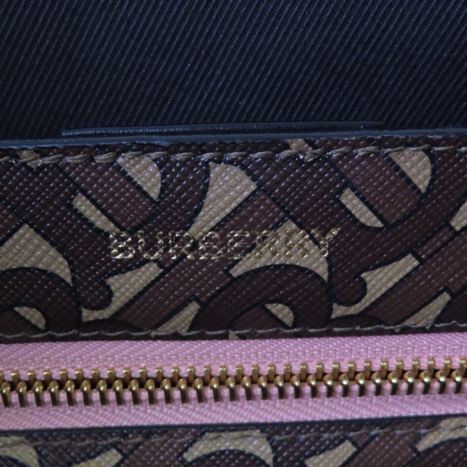 BURBERRY 塗層帆布Tote Bag金扣肩背袋