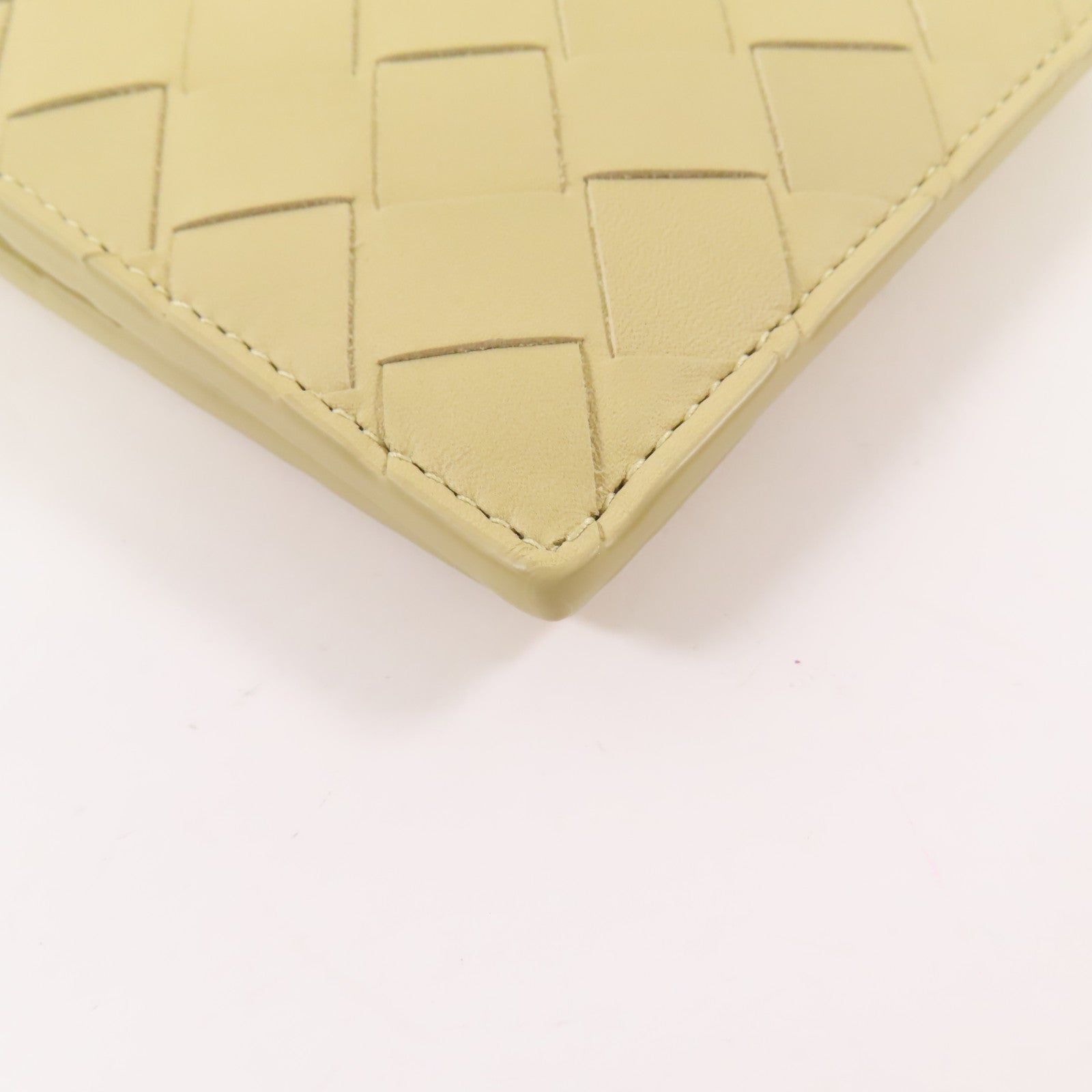 BOTTEGA VENETA Wallet Calfskin Leather Beige