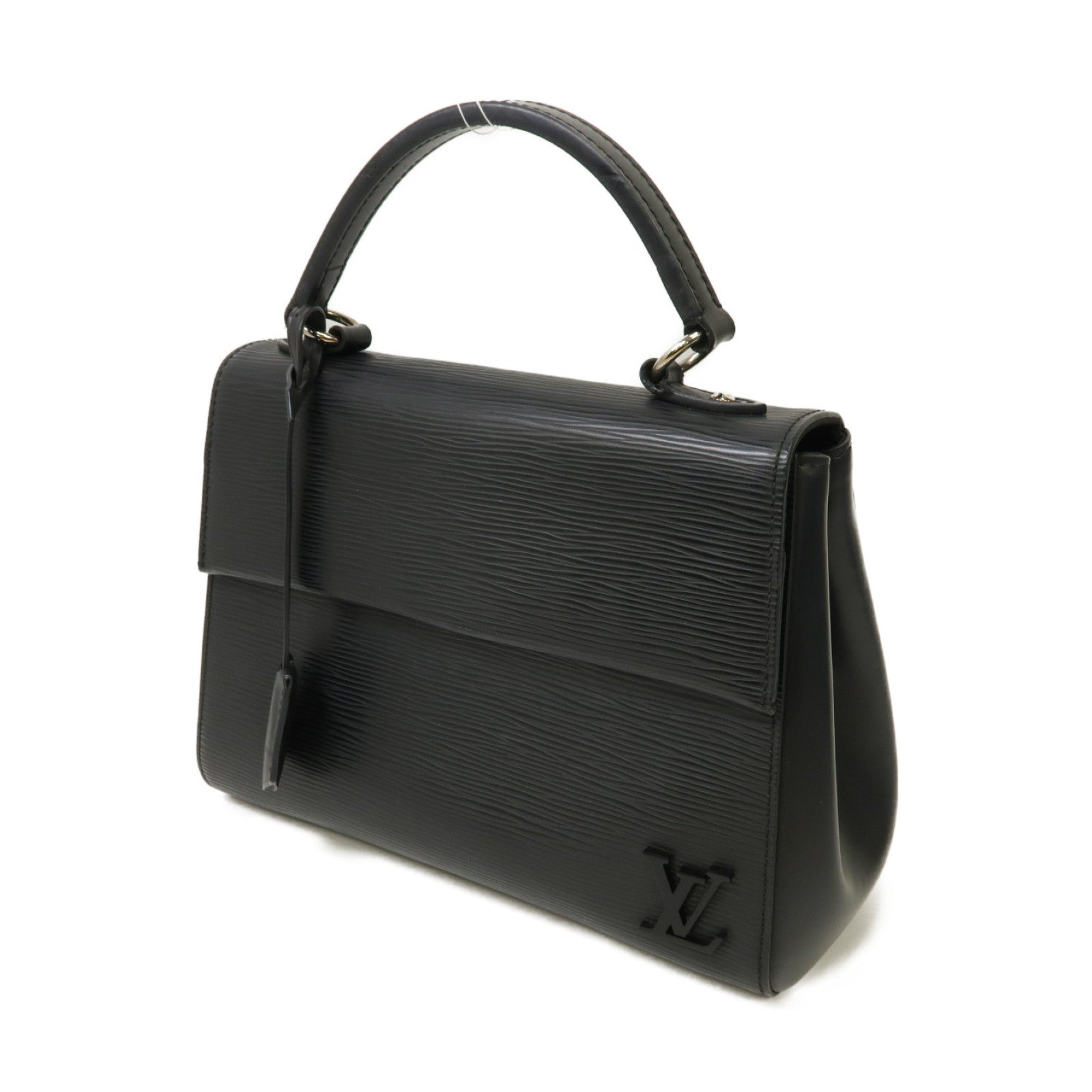 LOUIS VUITTON Epi皮革Cluny BB Shoulder Bag銀扣肩背袋黑色