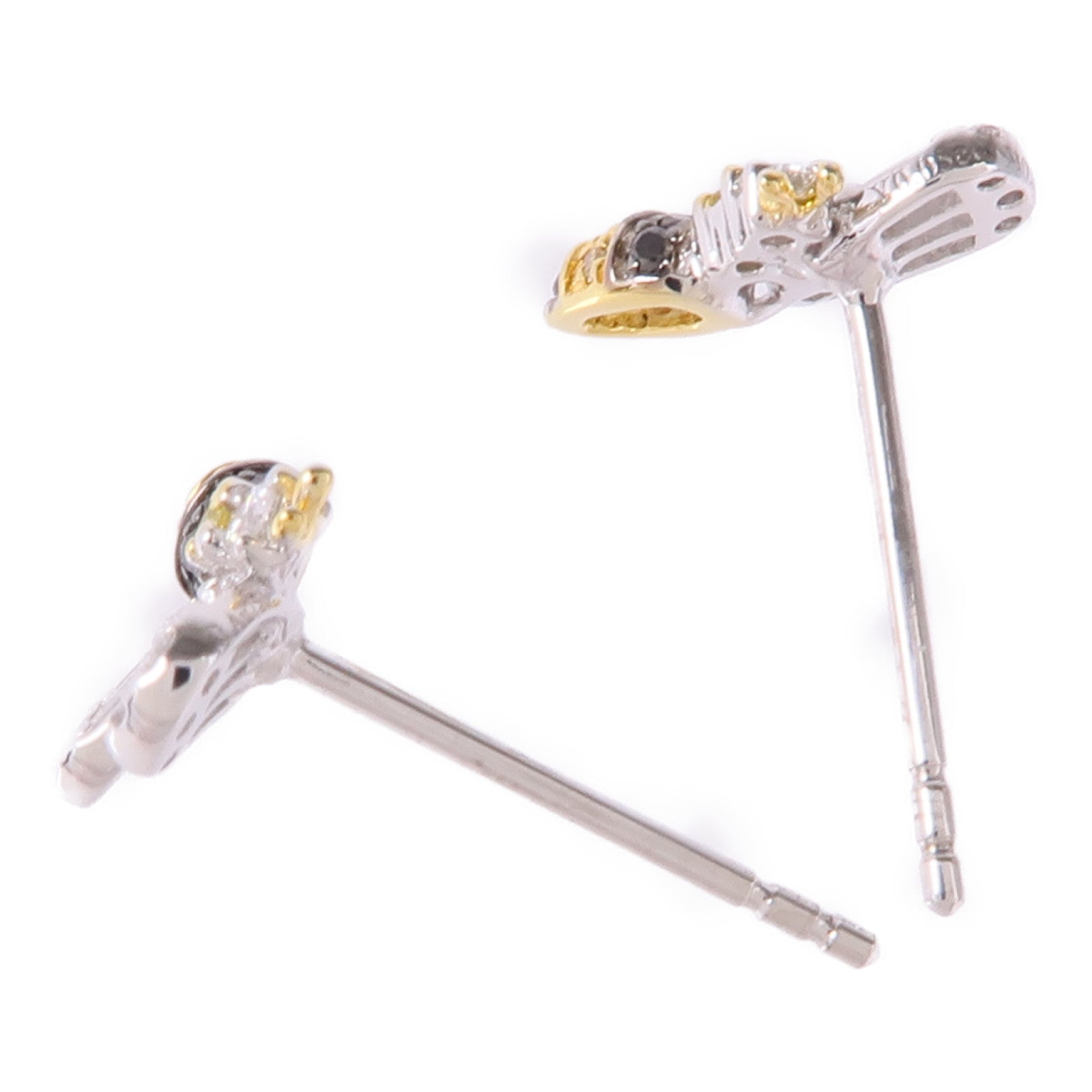 JEWELRY 【激減優惠】18K黃金/白金Diamond Earrings鑽石耳環