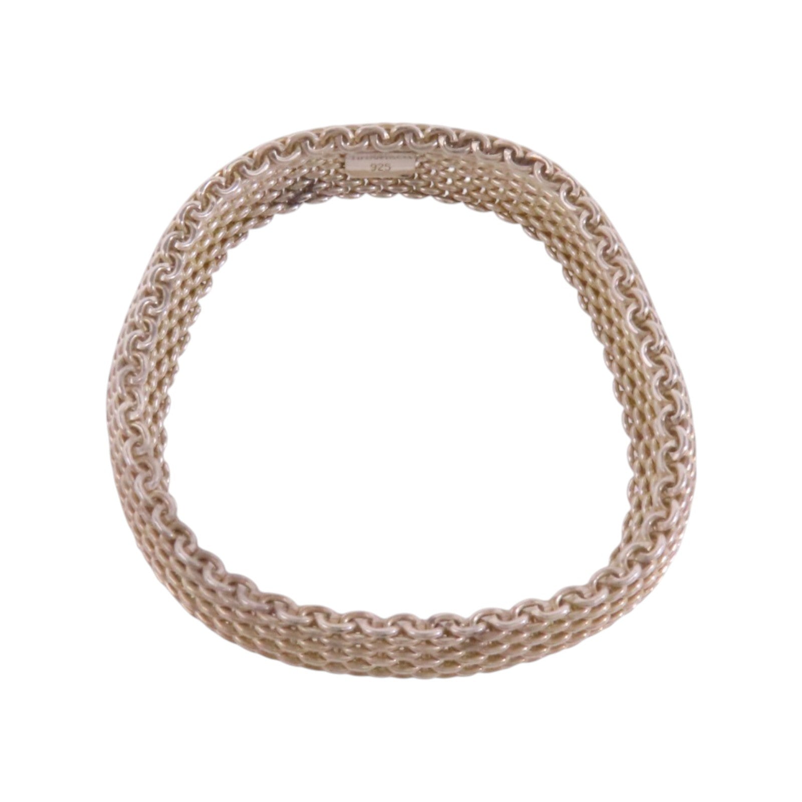 TIFFANY＆CO 925純銀Somerset Silver Bracelet手鐲