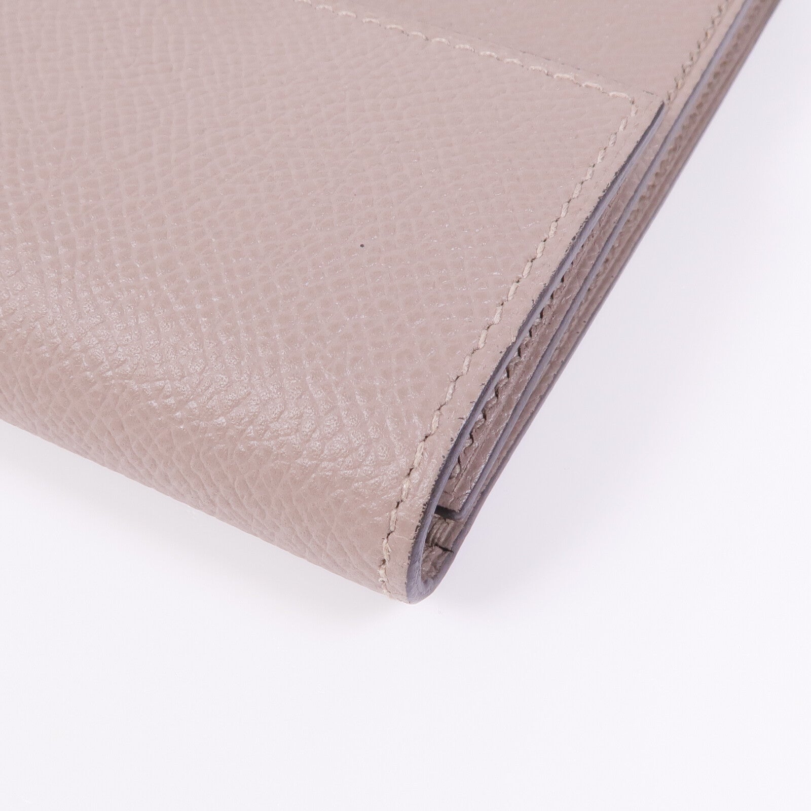 HERMES Epsom皮革Clic Wallet銀扣錢包Etoupe