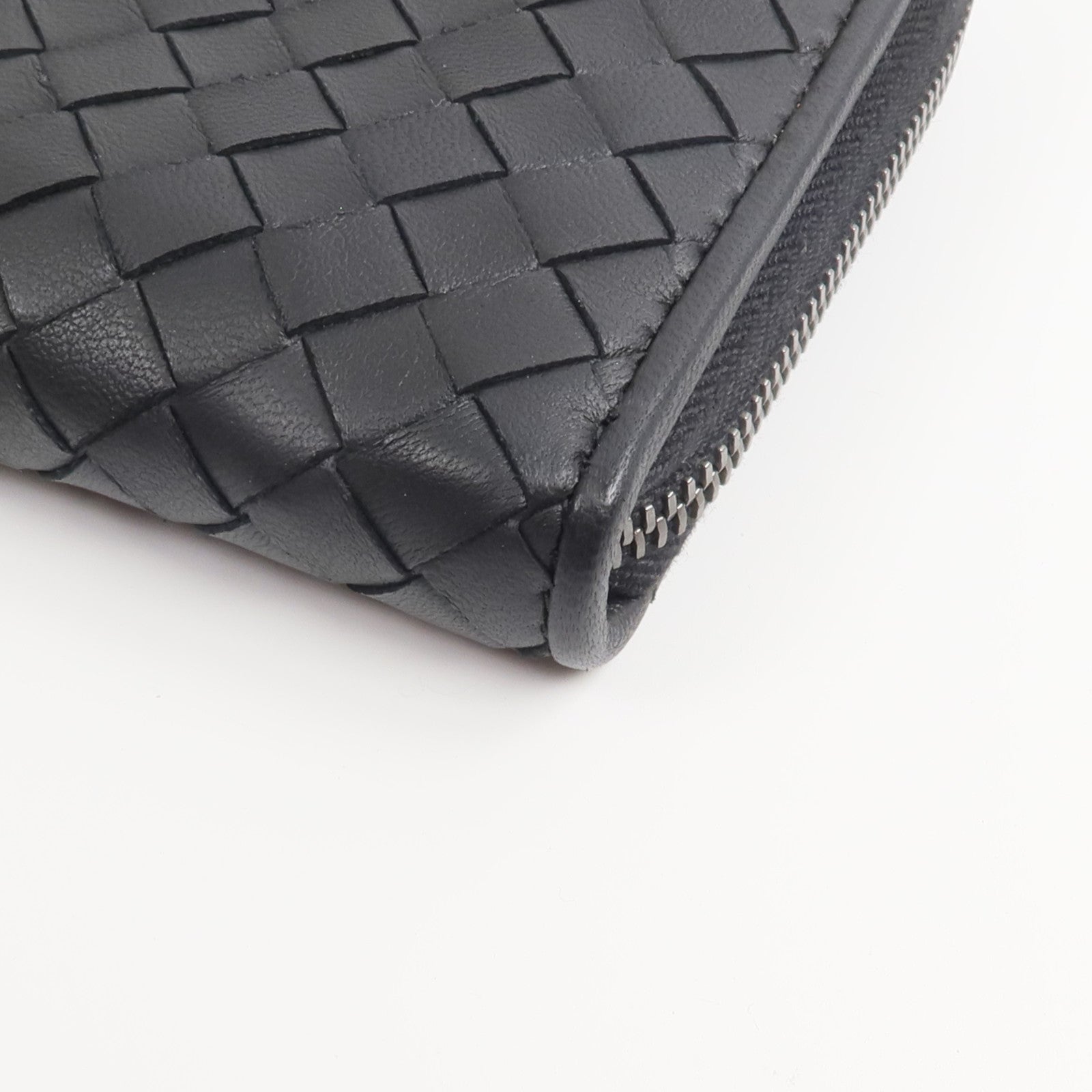 BOTTEGA VENETA 羊皮皮革Zipper Long Wallet長錢包