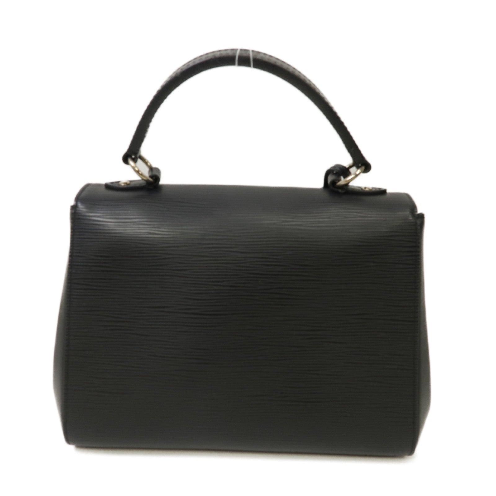LOUIS VUITTON Epi皮革Cluny BB Shoulder Bag銀扣肩背袋黑色