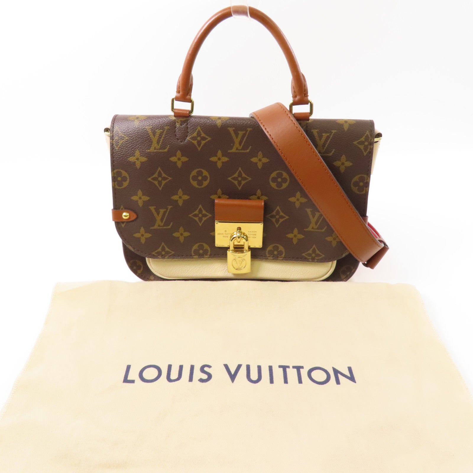 LOUIS VUITTON 【激減優惠】Monogram Vaugirard金扣手挽肩背兩用袋