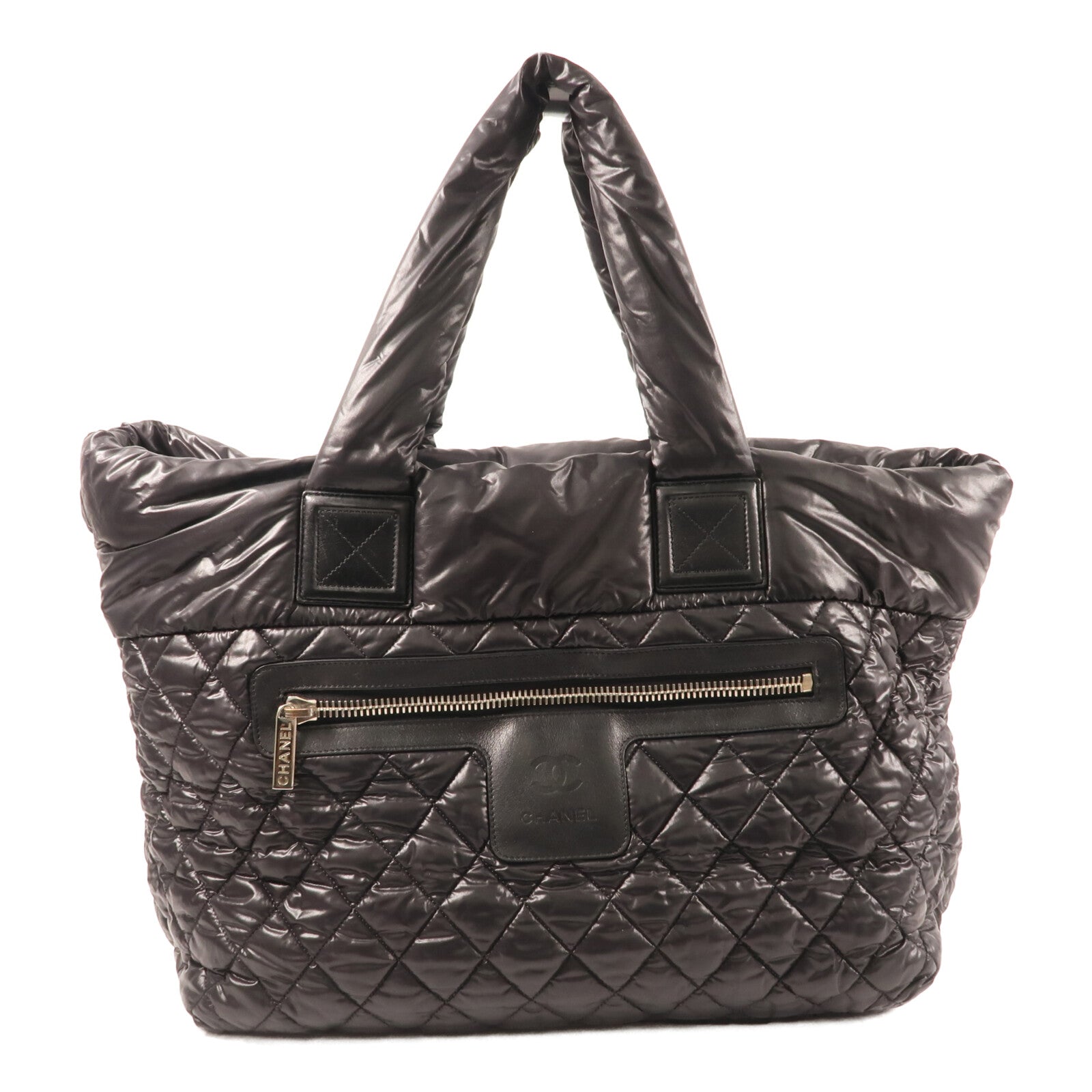 CHANEL 【激減優惠】尼龍Coco Cocoon Tote Bag銀扣手挽袋