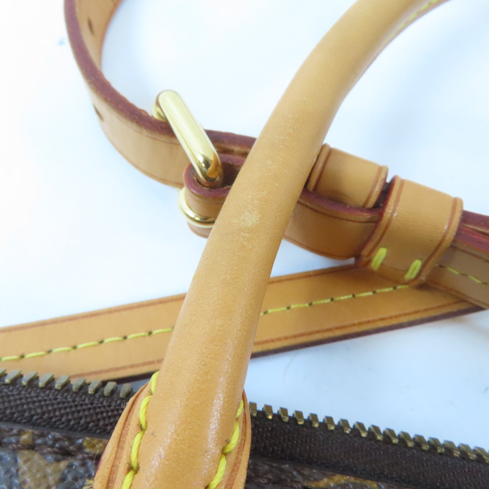 LOUIS VUITTON Monogram Turenne MM金扣手挽肩背兩用袋棕色