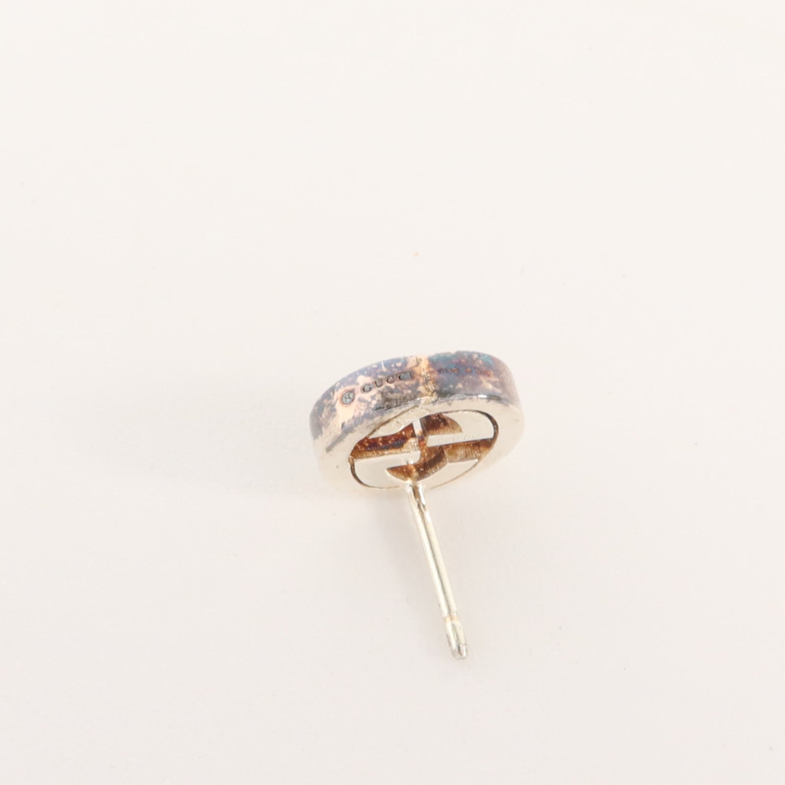 GUCCI 925純銀Interlocking G Earrings耳環