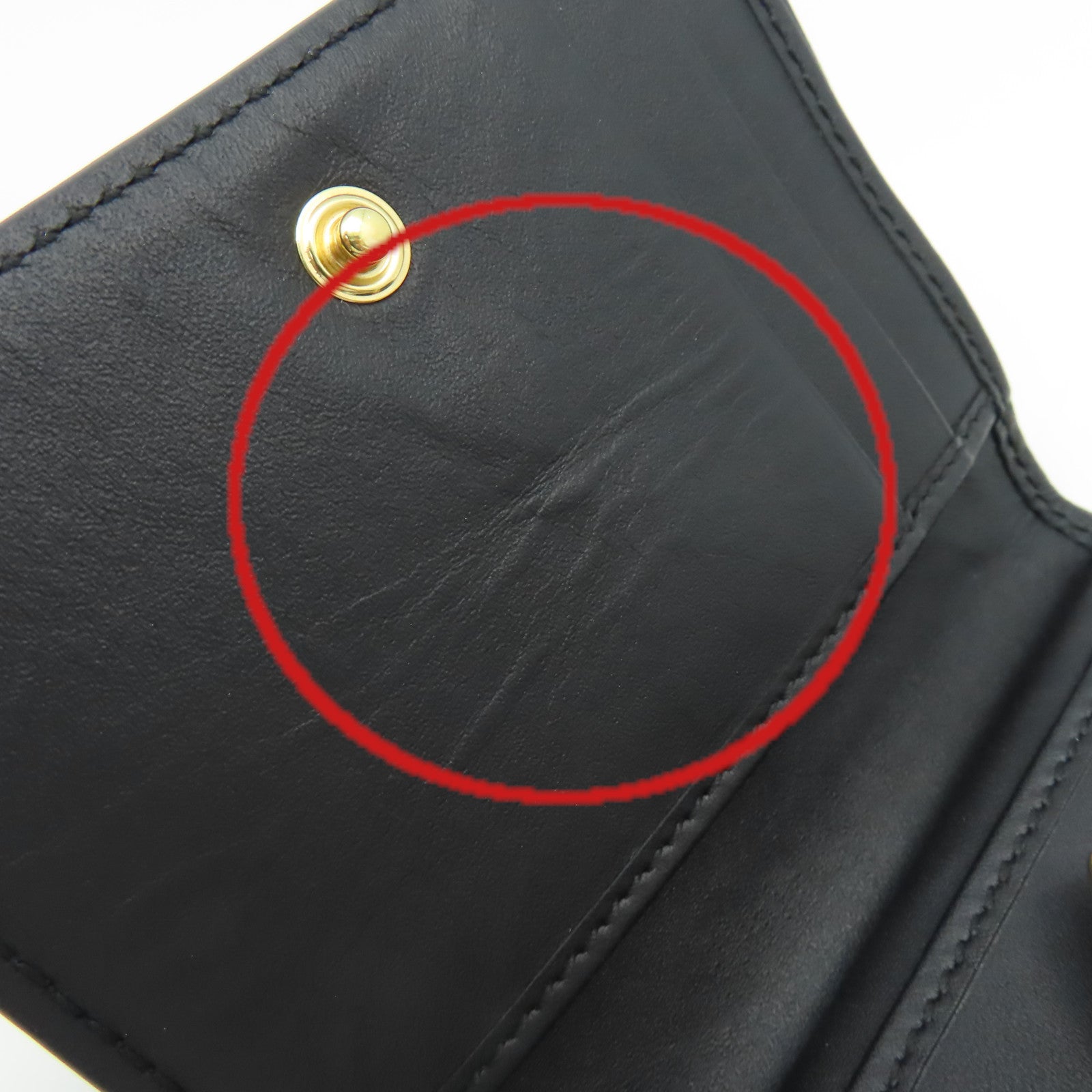 GUCCI 【激減優惠】牛皮皮革Short Wallet短錢包黑色