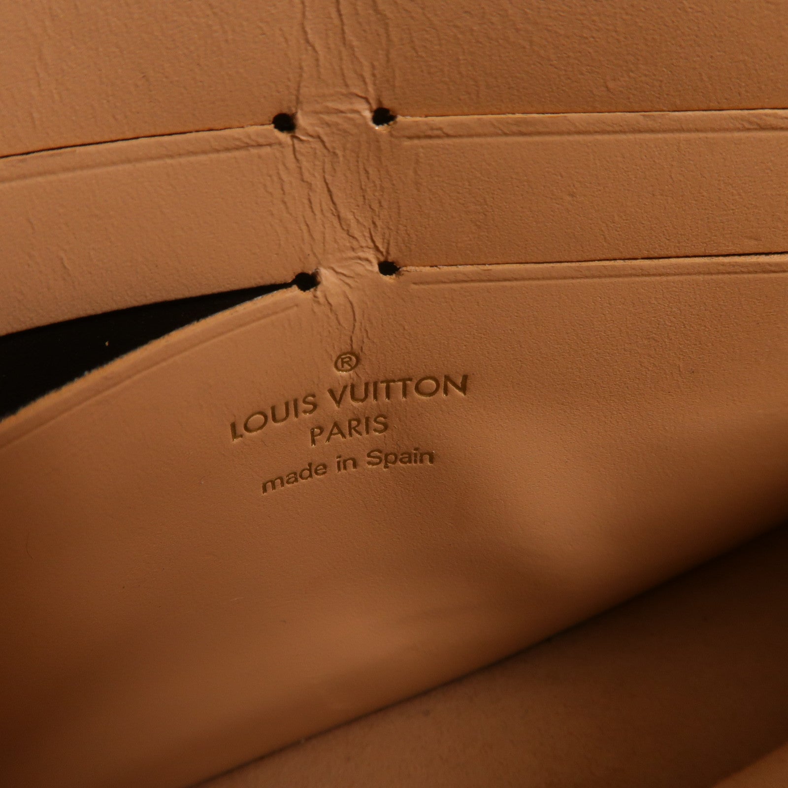 LOUIS VUITTON Damier Vavin Chain Wallet金扣鏈帶肩背袋