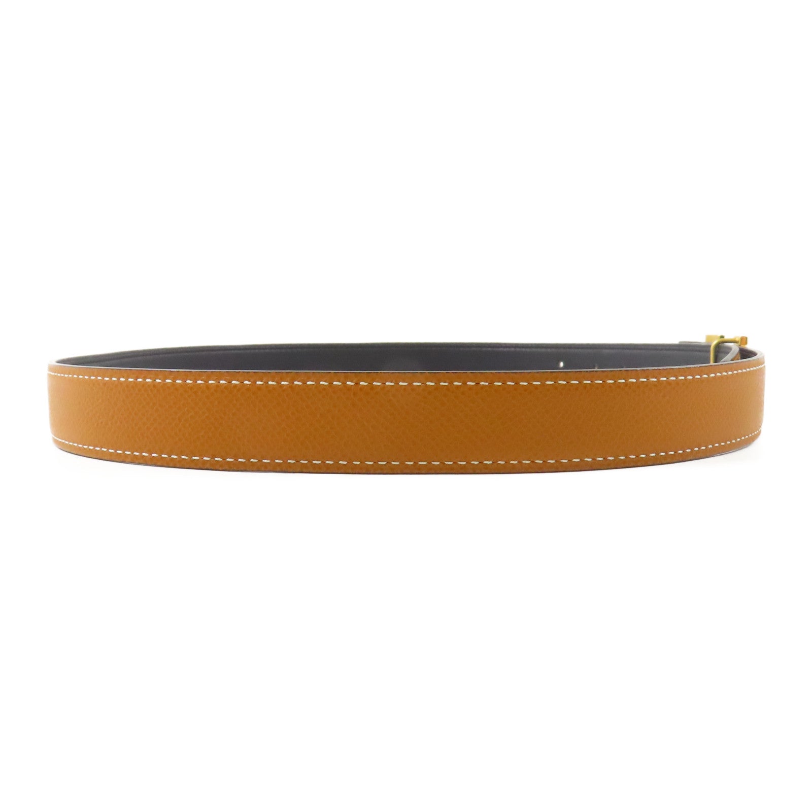 HERMES Epsom皮革H Belt金扣皮帶Gold