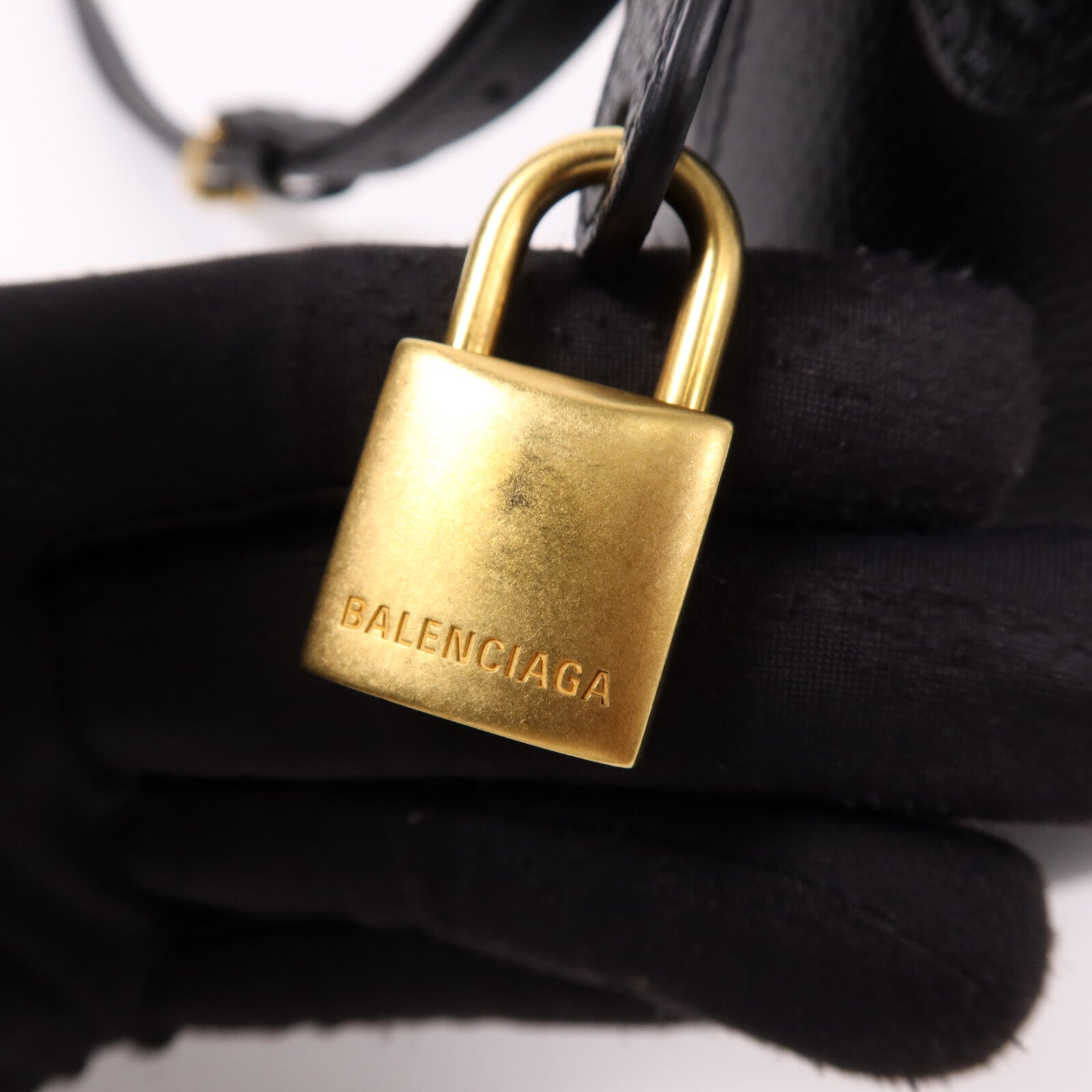 BALENCIAGA 牛皮皮革Ville Small金扣手挽肩背兩用袋