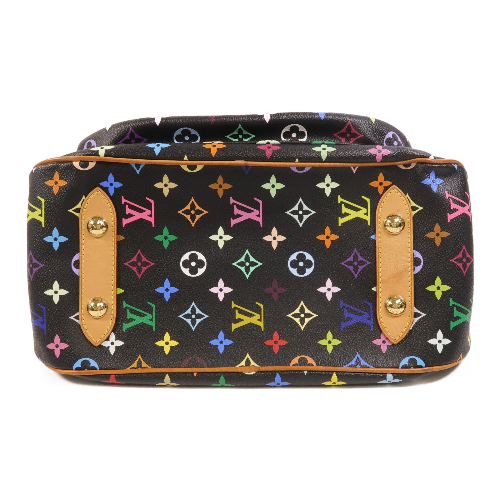 LOUIS VUITTON Monogram Multicolore Rita金扣手挽肩背兩用袋