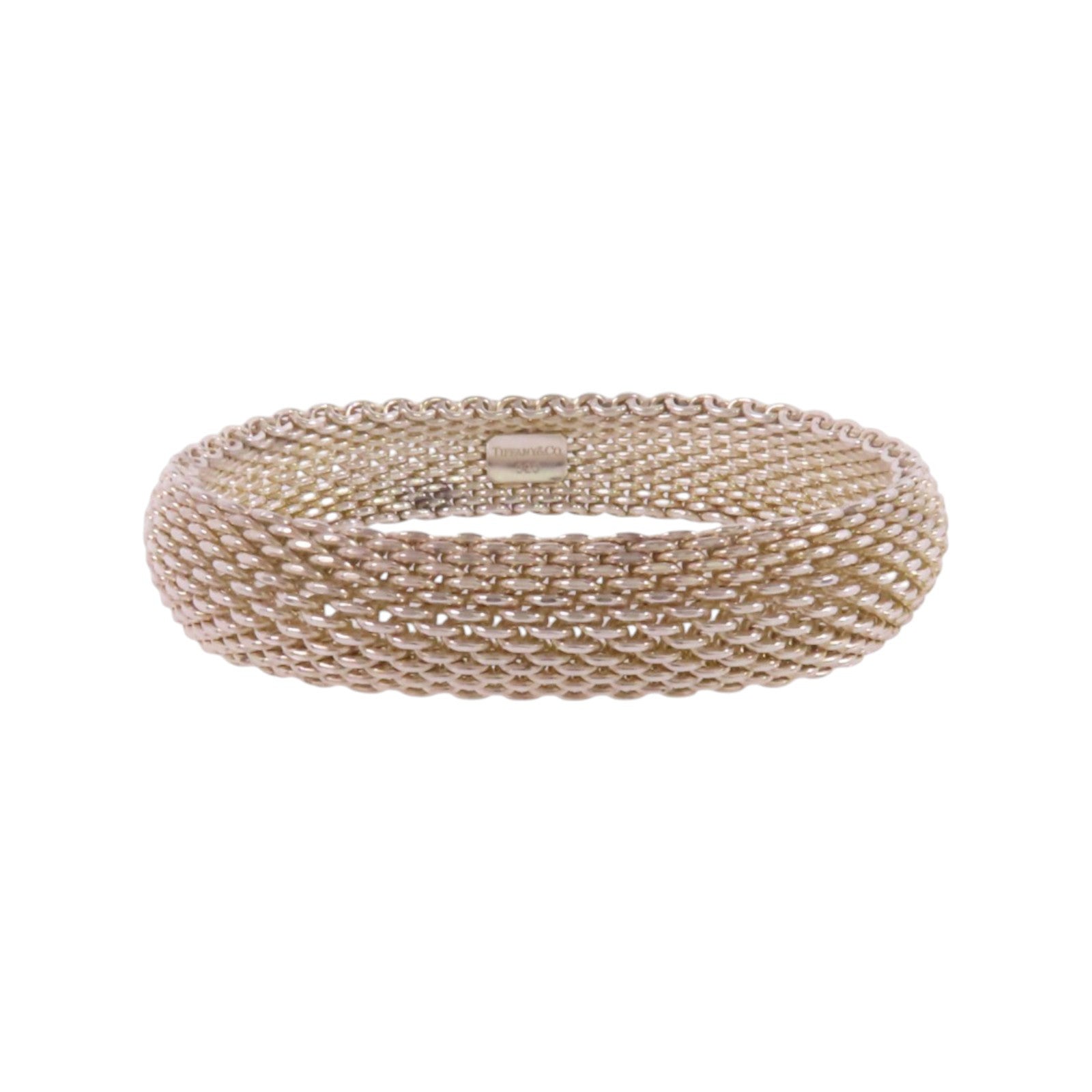 TIFFANY＆CO 925純銀Somerset Silver Bracelet手鐲