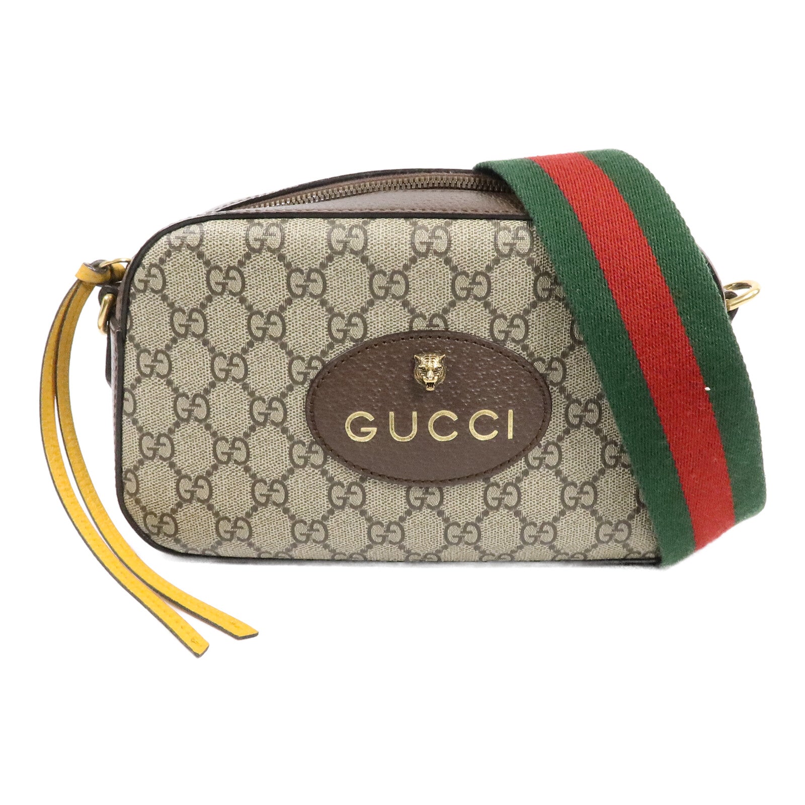 GUCCI 塗層帆布Neo Vintage肩背袋
