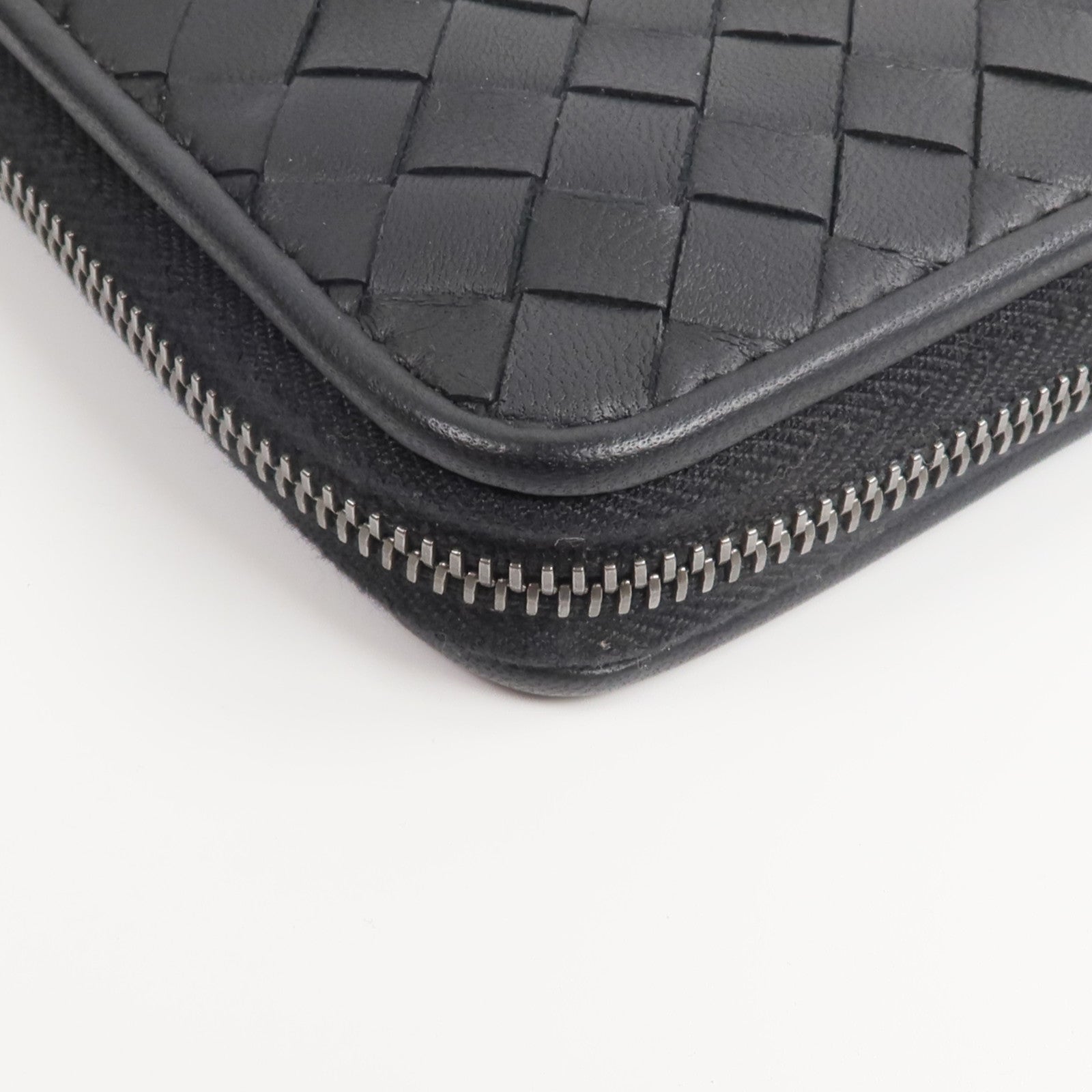 BOTTEGA VENETA 羊皮皮革Zipper Long Wallet長錢包