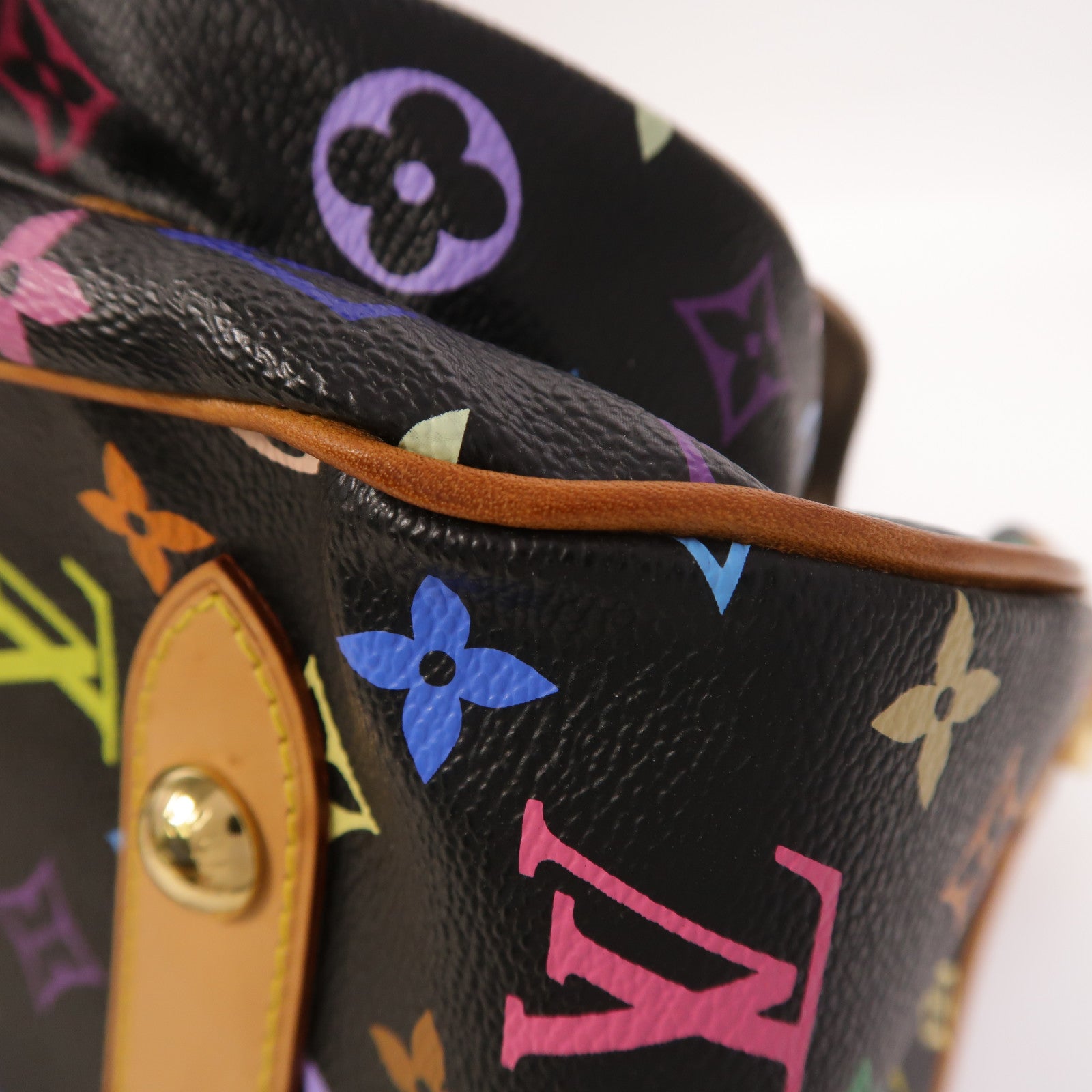LOUIS VUITTON Monogram Multicolore Rita金扣手挽肩背兩用袋