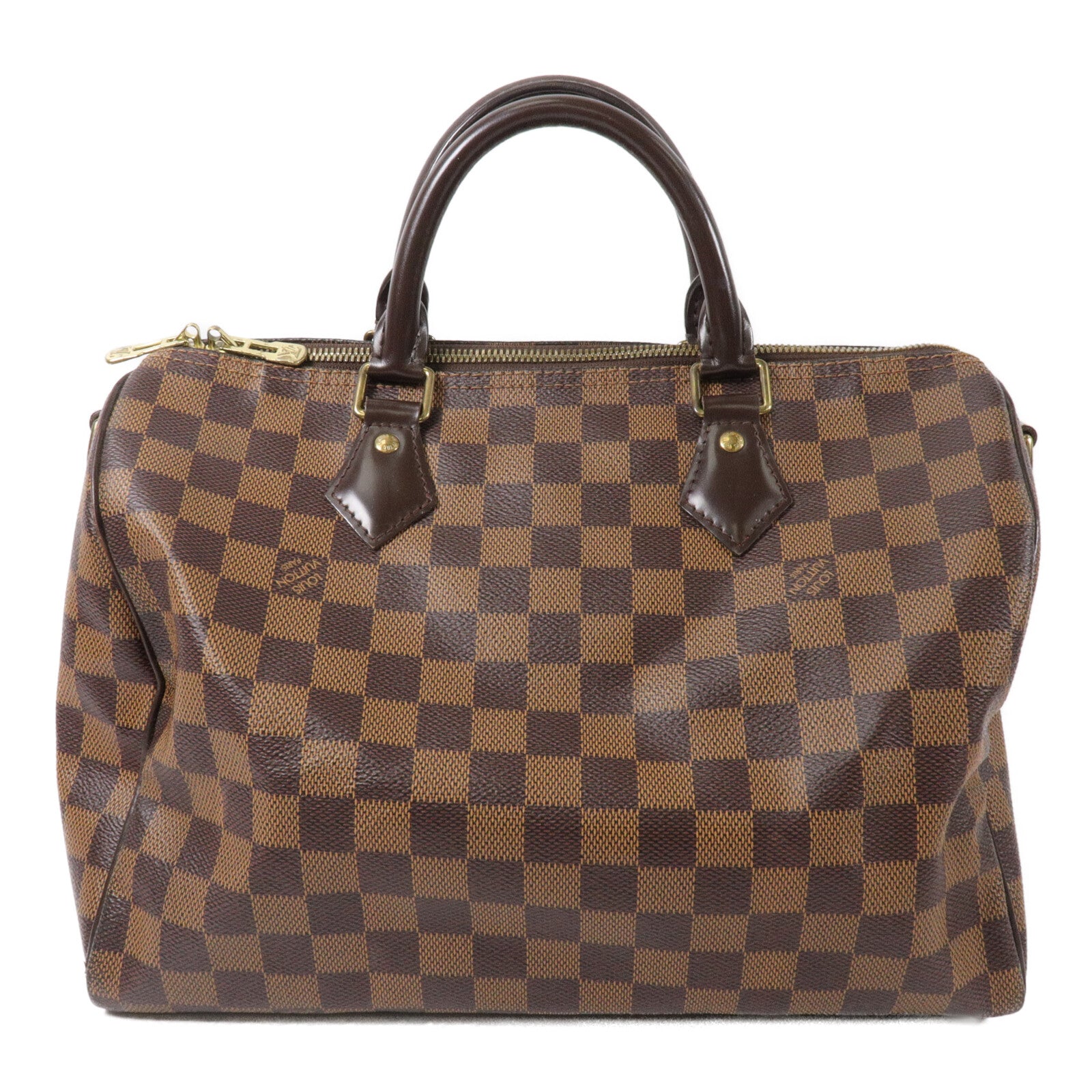 LOUIS VUITTON Damier Speedy Bandouliere 30手挽肩背兩用袋