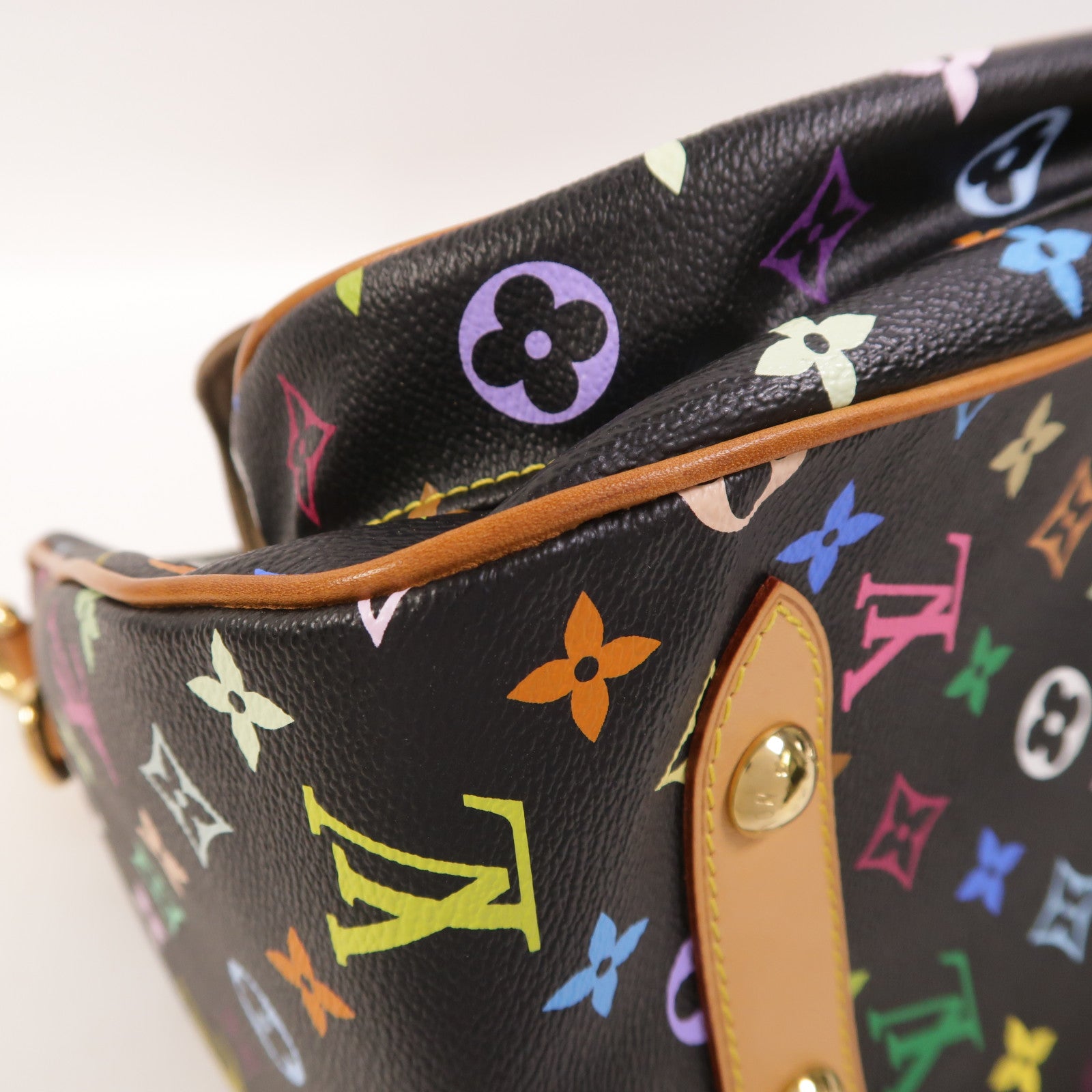 LOUIS VUITTON Monogram Multicolore Rita金扣手挽肩背兩用袋