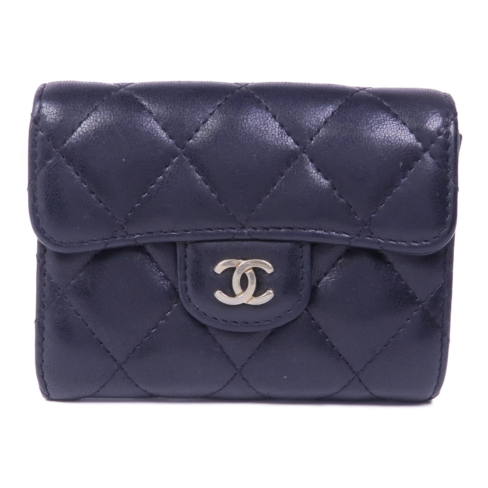 CHANEL 羊皮皮革Card Case金扣卡片套