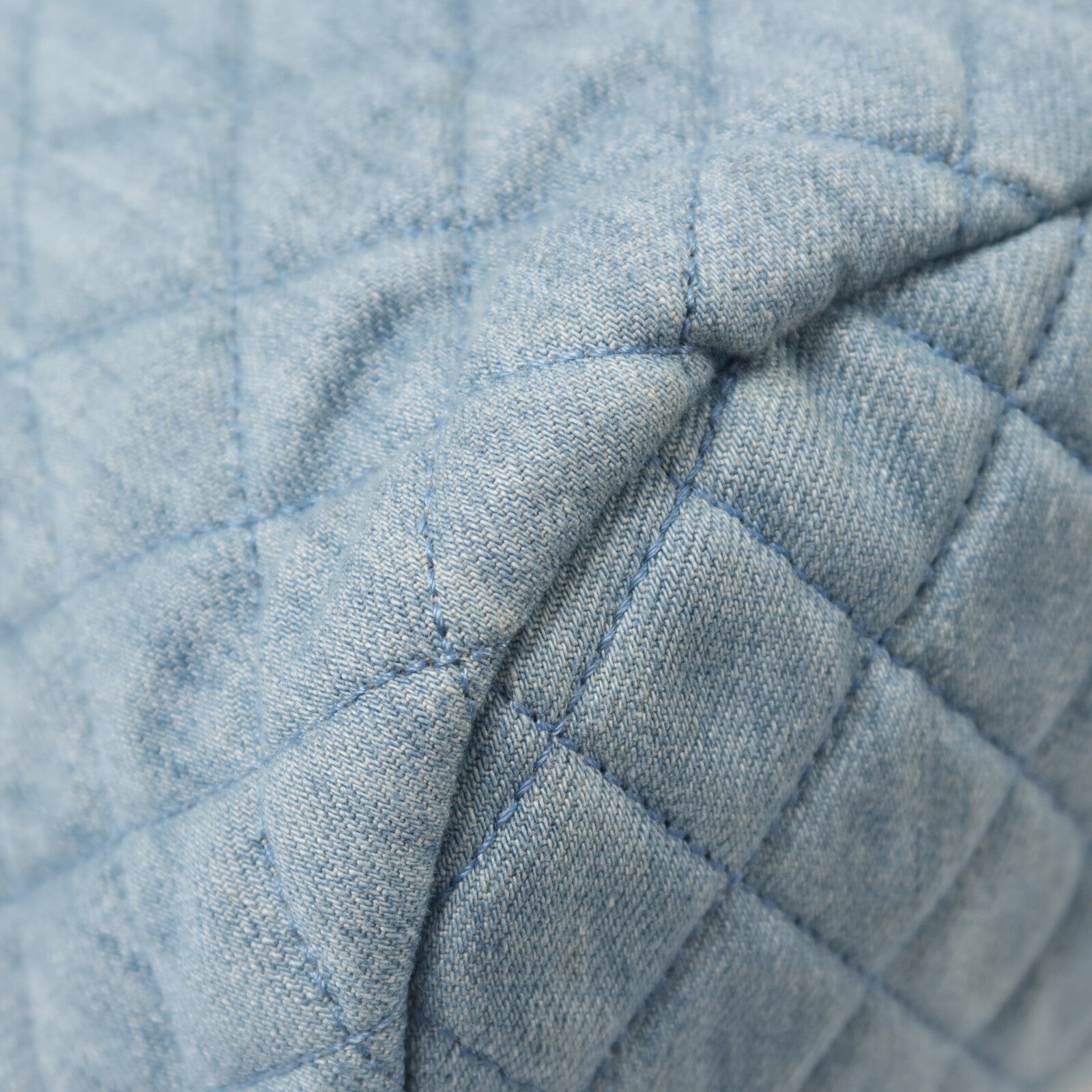 CHANEL 牛仔布Backpack鏈帶背包