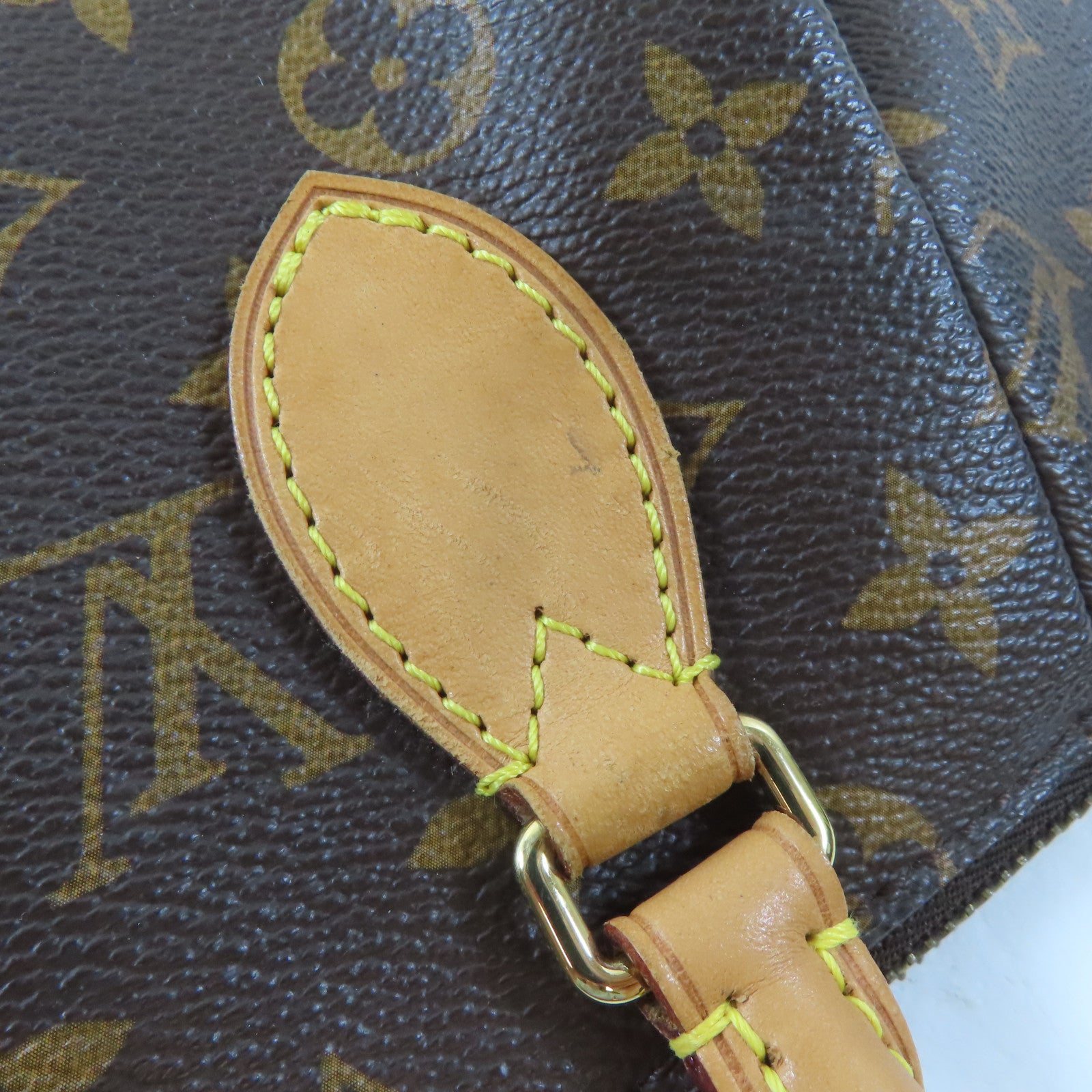 LOUIS VUITTON Monogram Turenne MM金扣手挽肩背兩用袋棕色