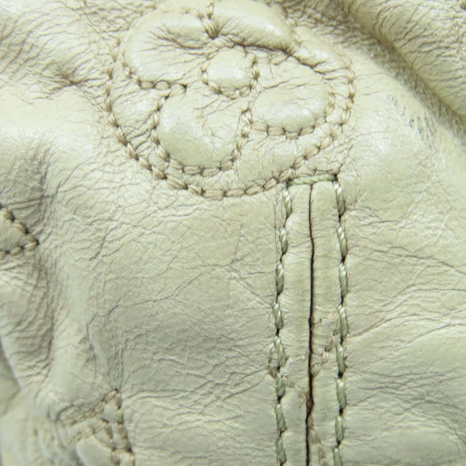 LOUIS VUITTON 【清倉大減價】Monogram Olympe Nimbus GM金扣肩背袋米色