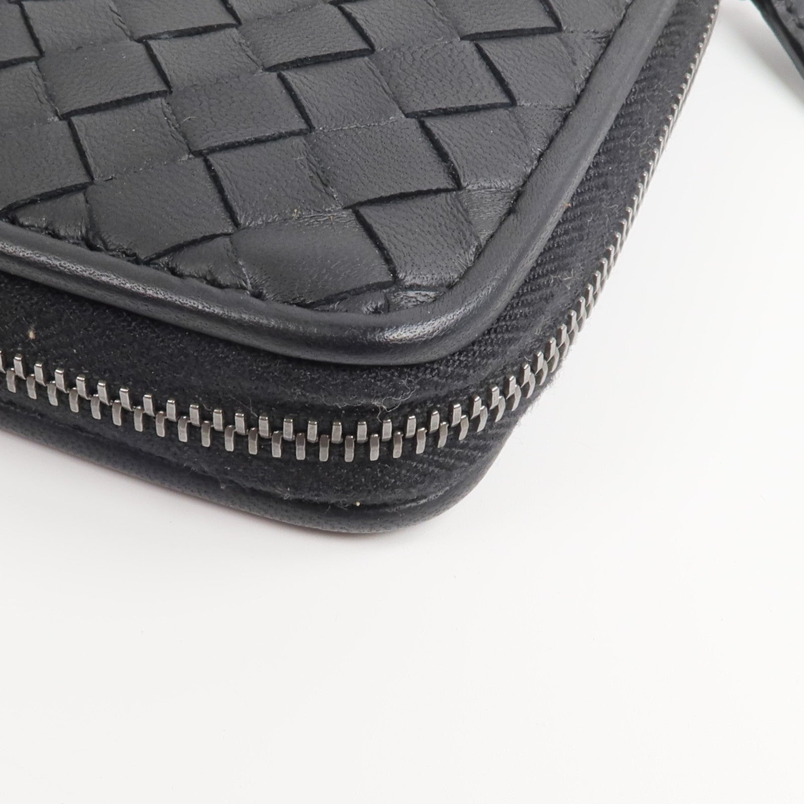 BOTTEGA VENETA 羊皮皮革Zipper Long Wallet長錢包