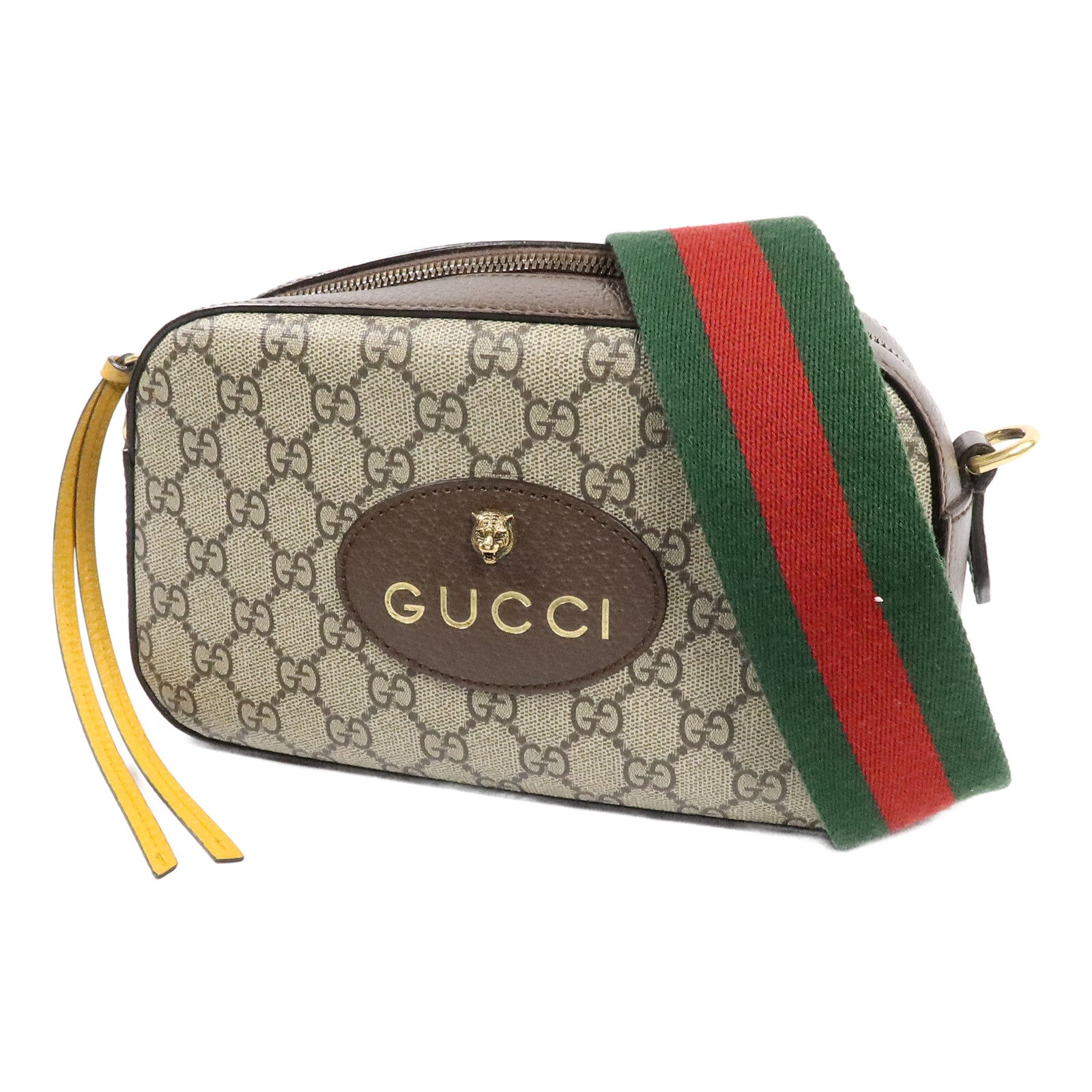 GUCCI 塗層帆布Neo Vintage肩背袋