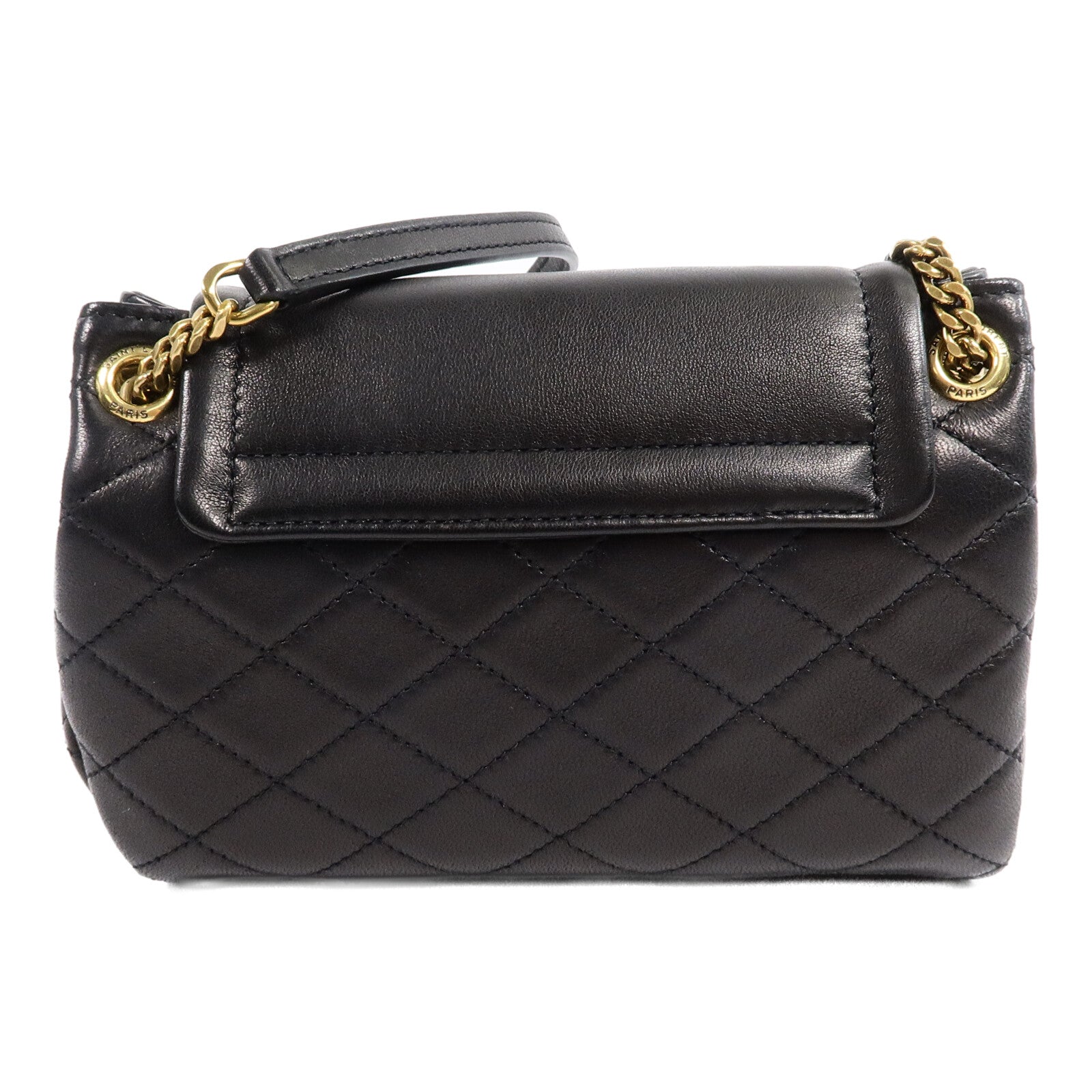 YVES SAINT LAURENT 羊皮皮革Nolita Mini鏈帶肩背袋