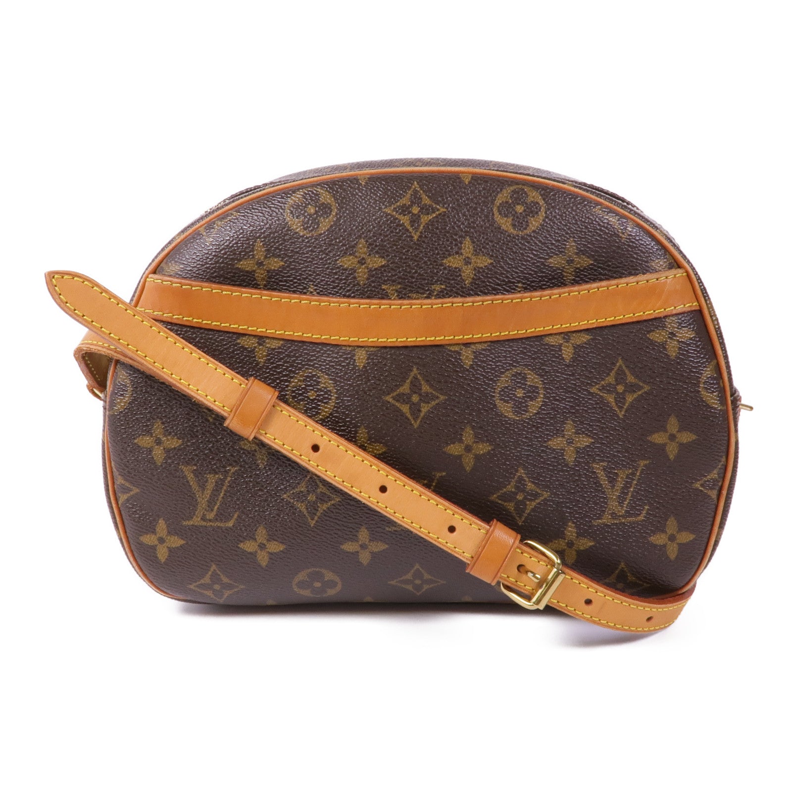 LOUIS VUITTON Monogram Blois金扣肩背袋棕色