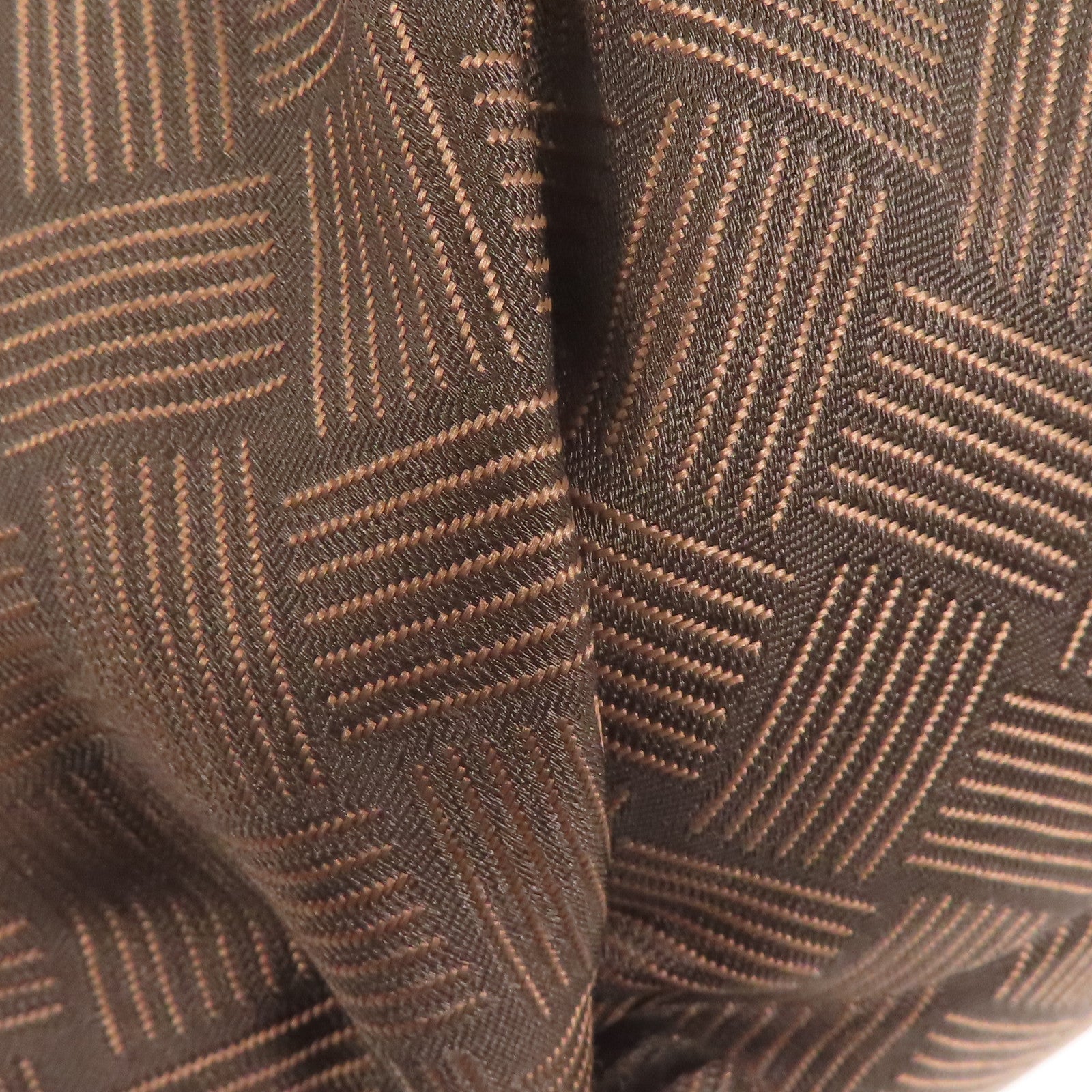 BOTTEGA VENETA BV Point Triangle Shoulder Bag 2 Way Bag Nylon/Leather Brown