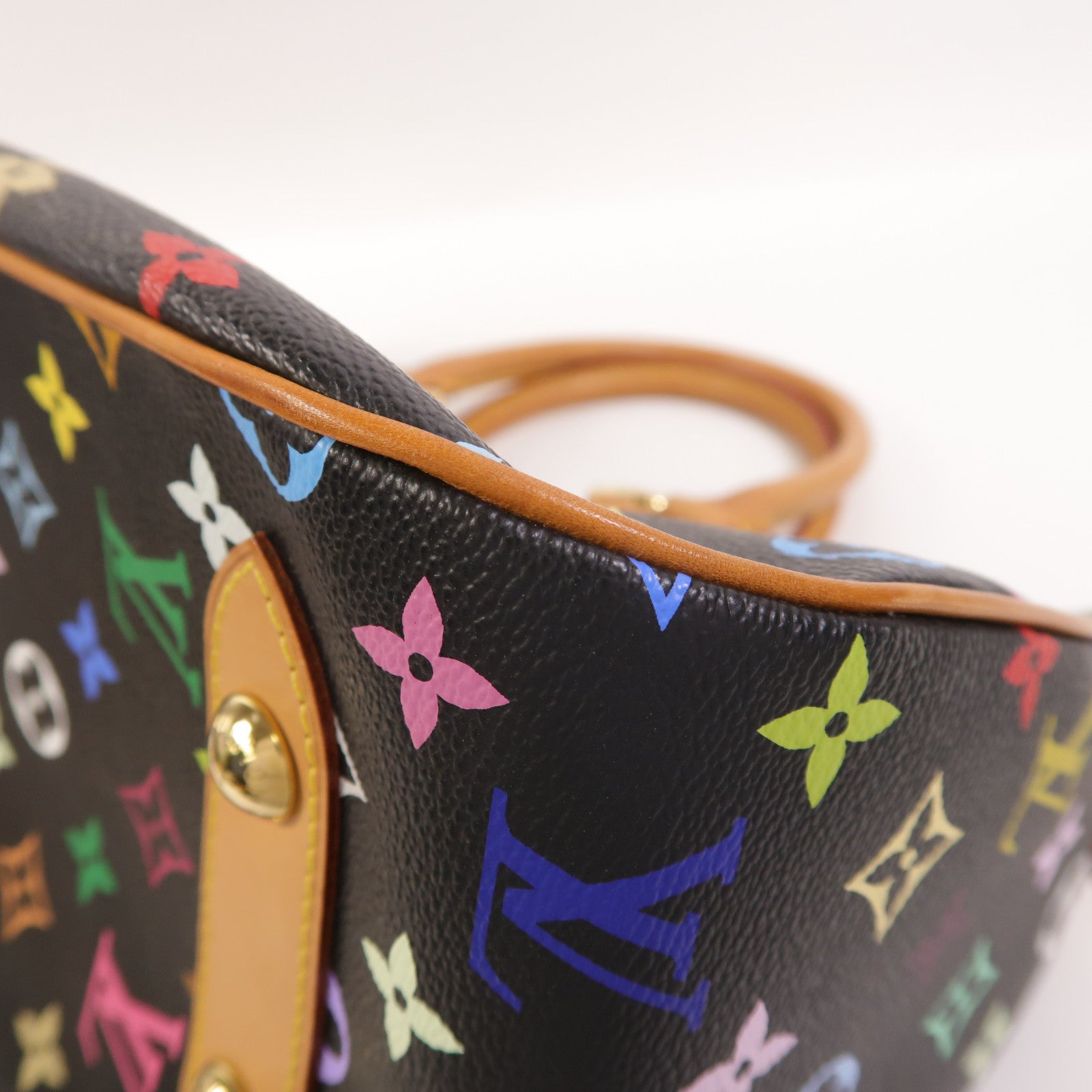 LOUIS VUITTON Monogram Multicolore Rita金扣手挽肩背兩用袋