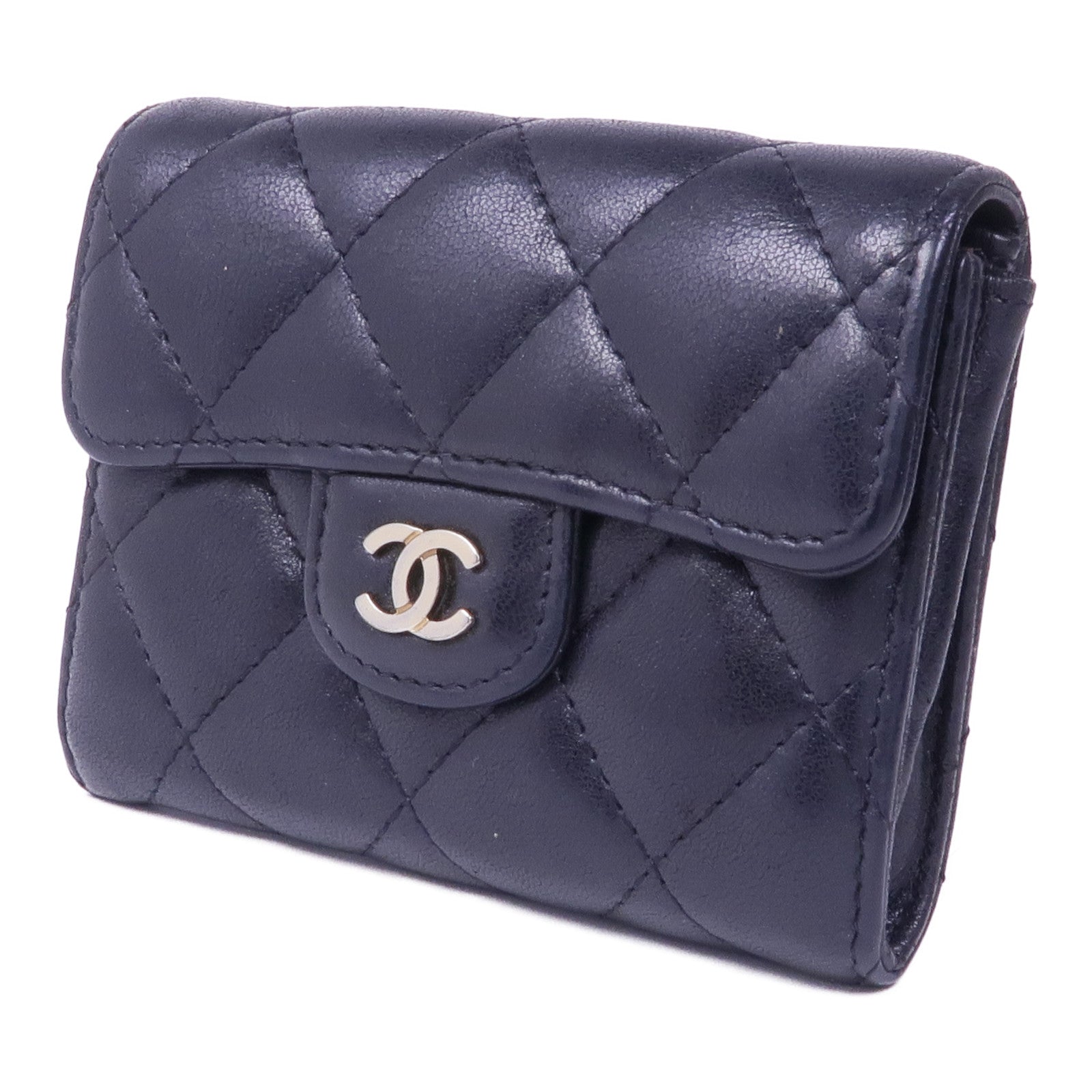 CHANEL 羊皮皮革Card Case金扣卡片套