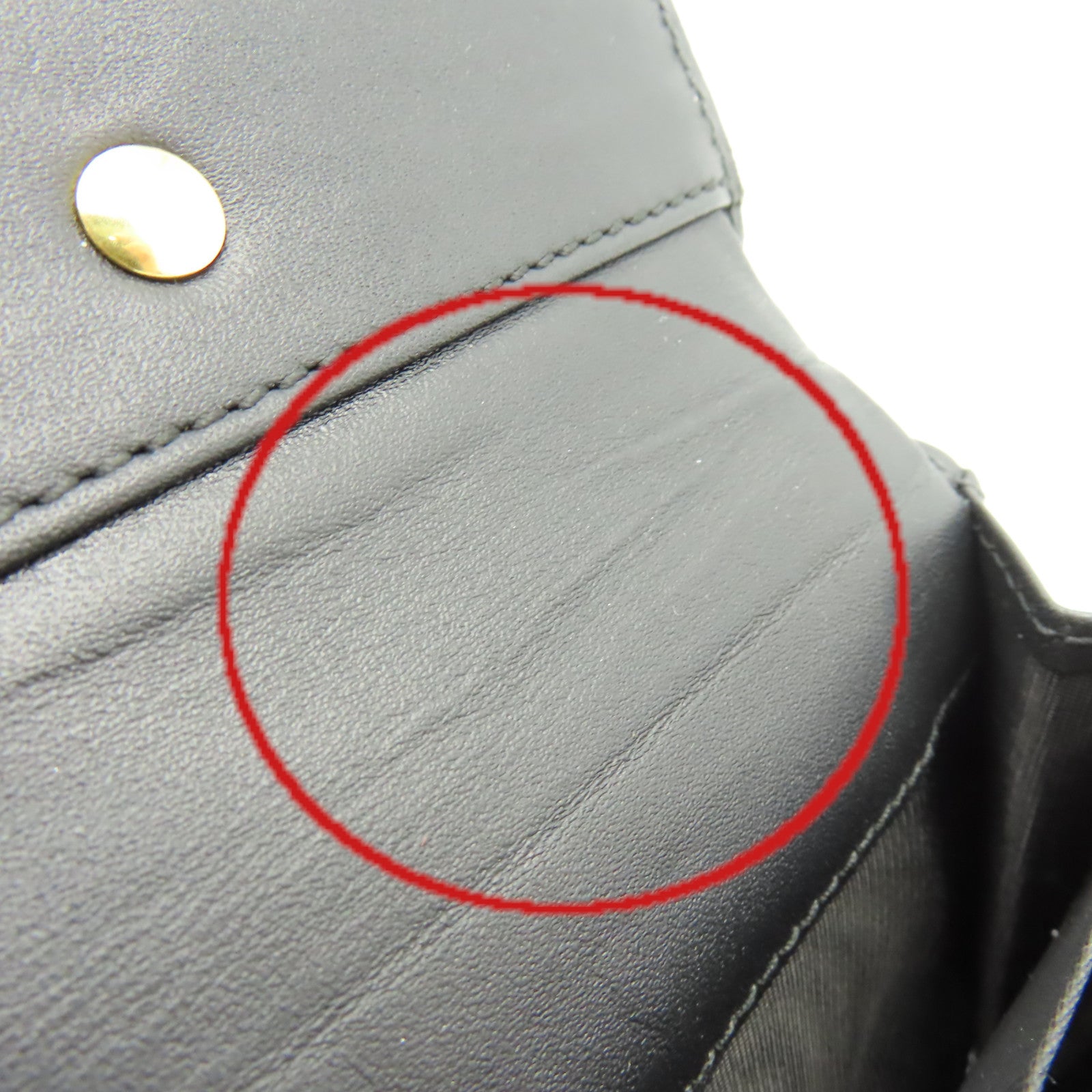 GUCCI 【激減優惠】牛皮皮革Short Wallet短錢包黑色
