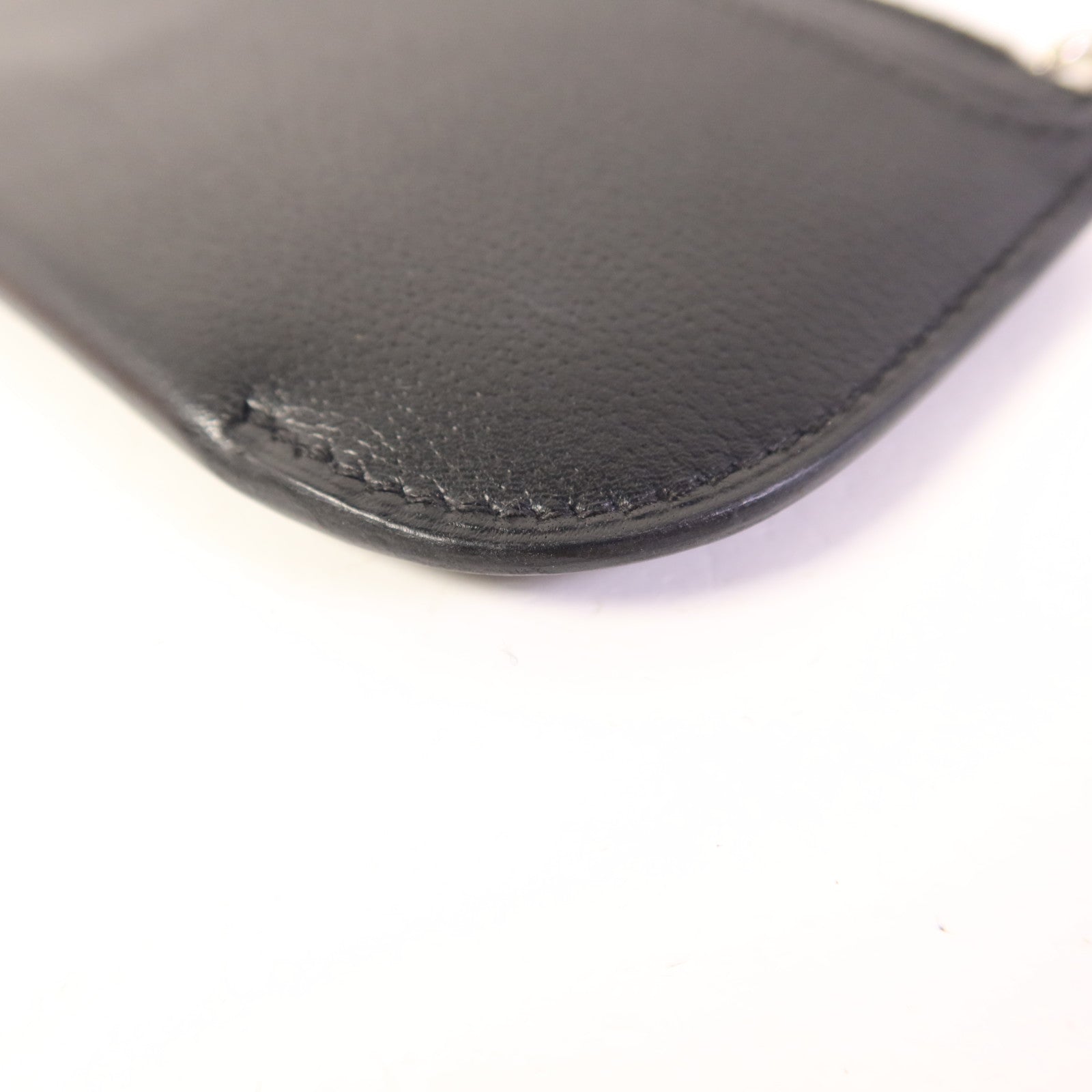 HERMES Evercolor皮革Strap Phone Case PM銀扣手拿包