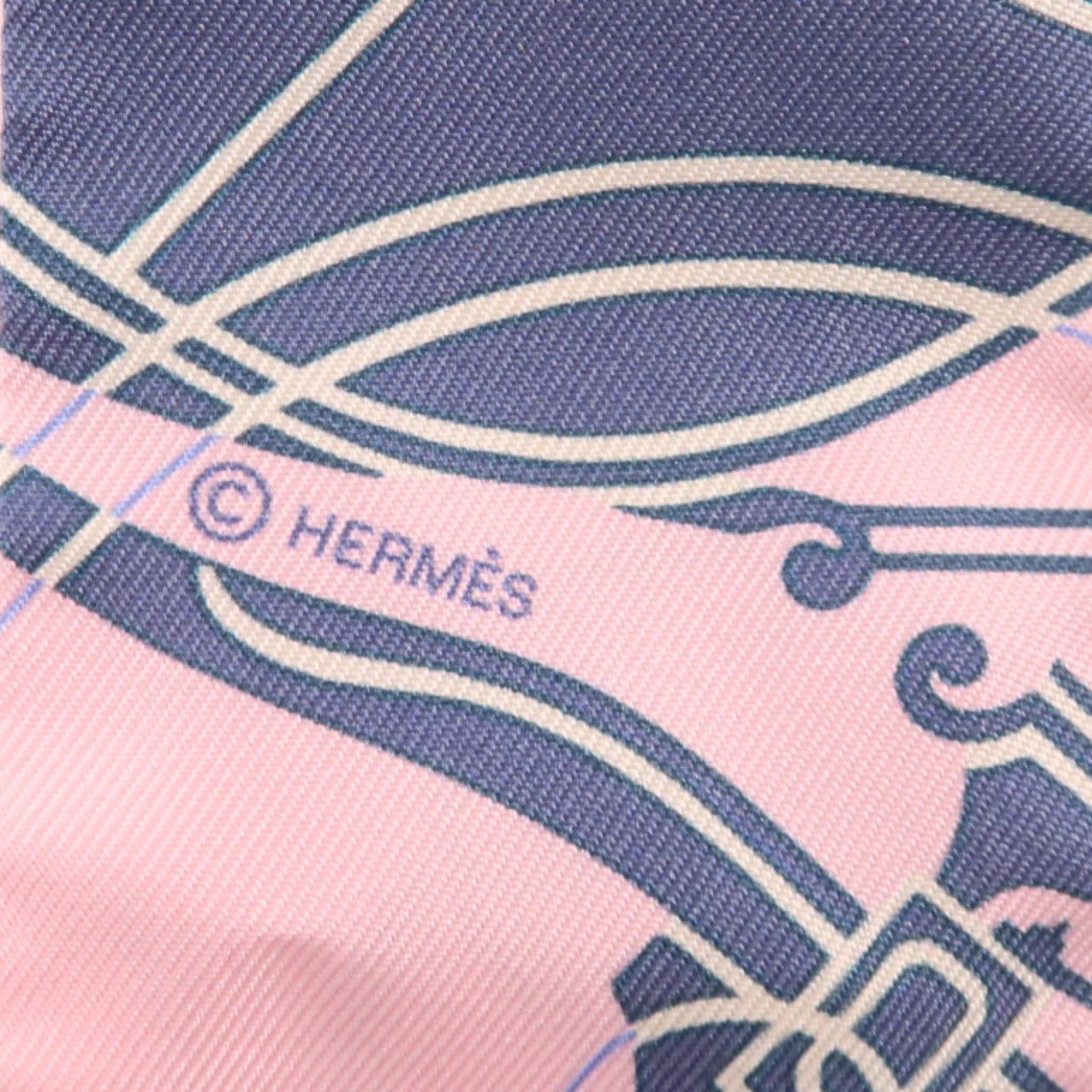 HERMES 絲質Twilly絲巾