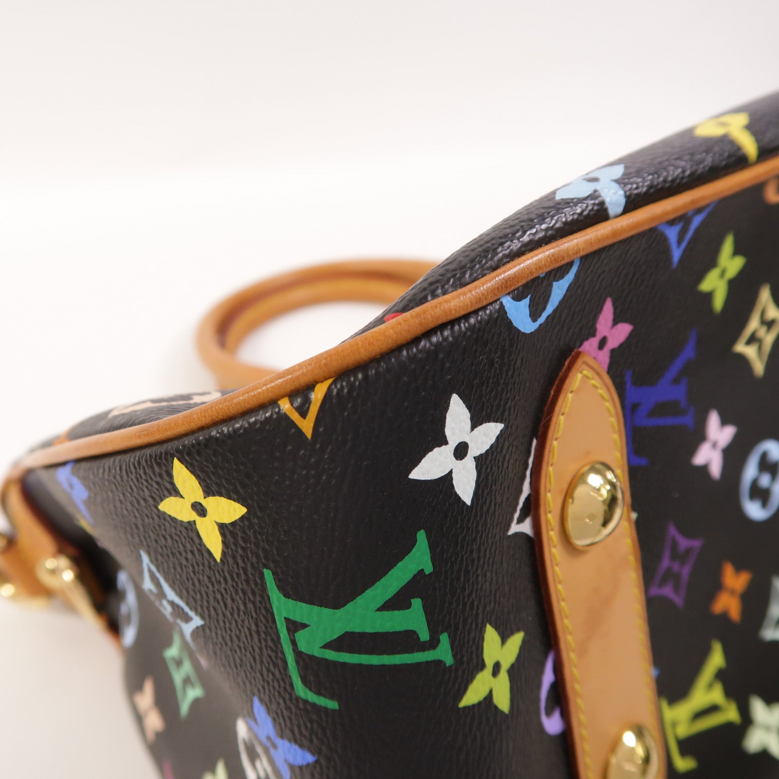 LOUIS VUITTON Monogram Multicolore Rita金扣手挽肩背兩用袋