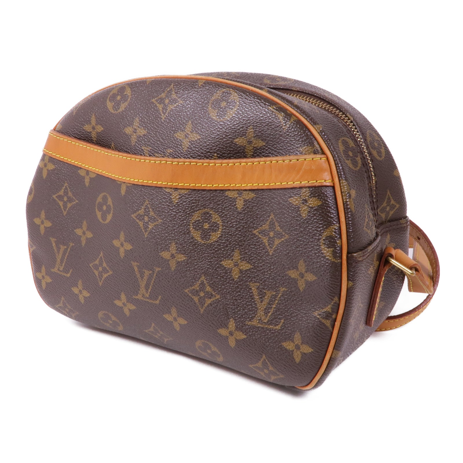 LOUIS VUITTON Monogram Blois金扣肩背袋棕色