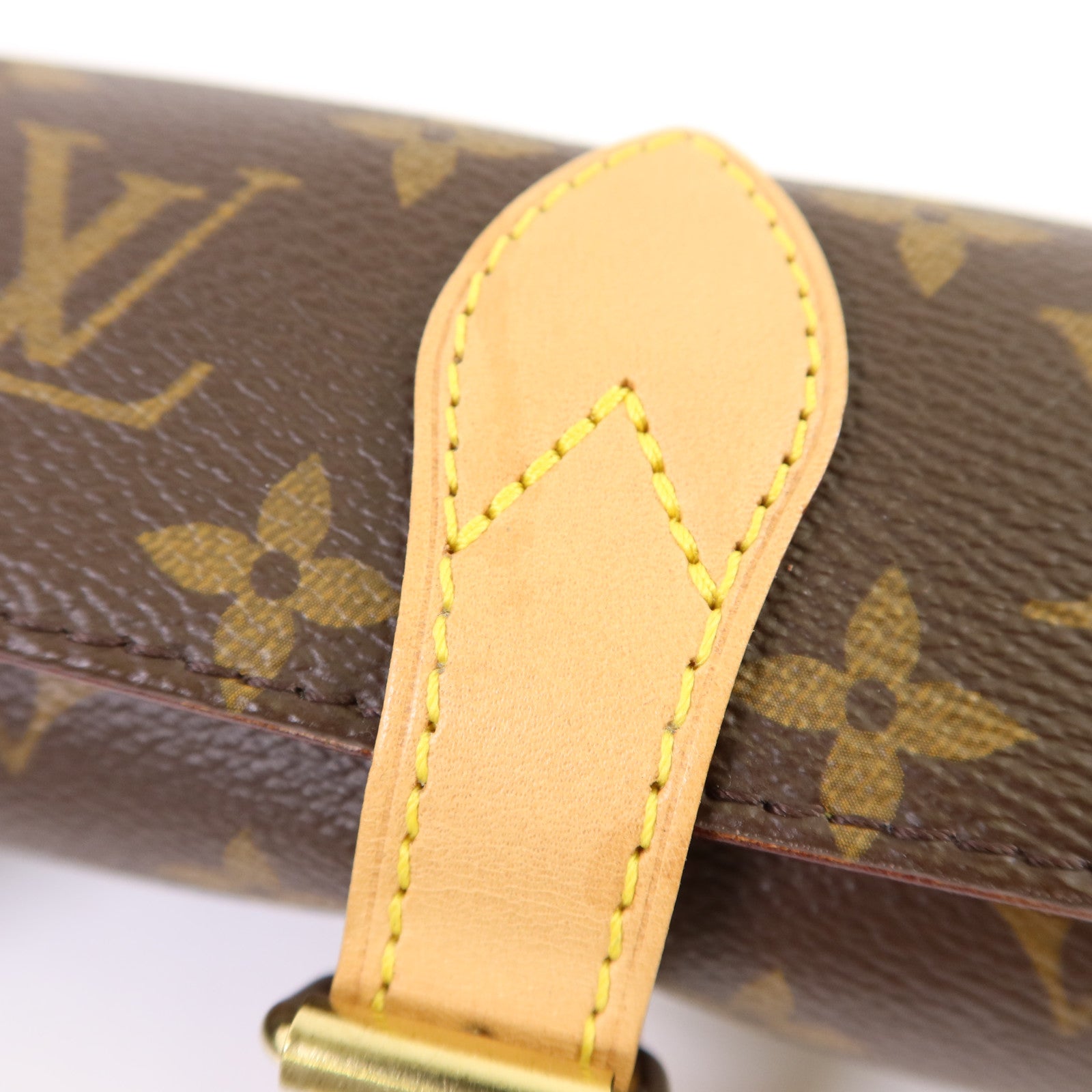 LOUIS VUITTON Monogram Watch Case金扣手錶盒