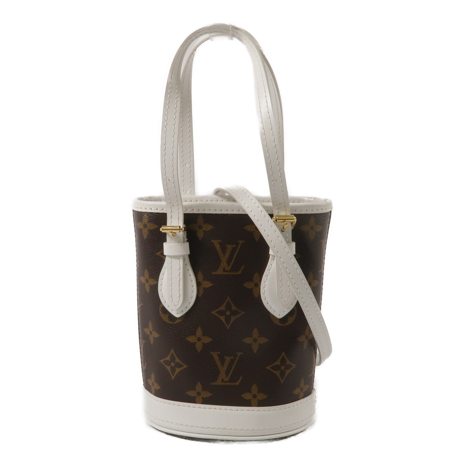 LOUIS VUITTON Monogram Nano Bucket手挽肩背兩用袋