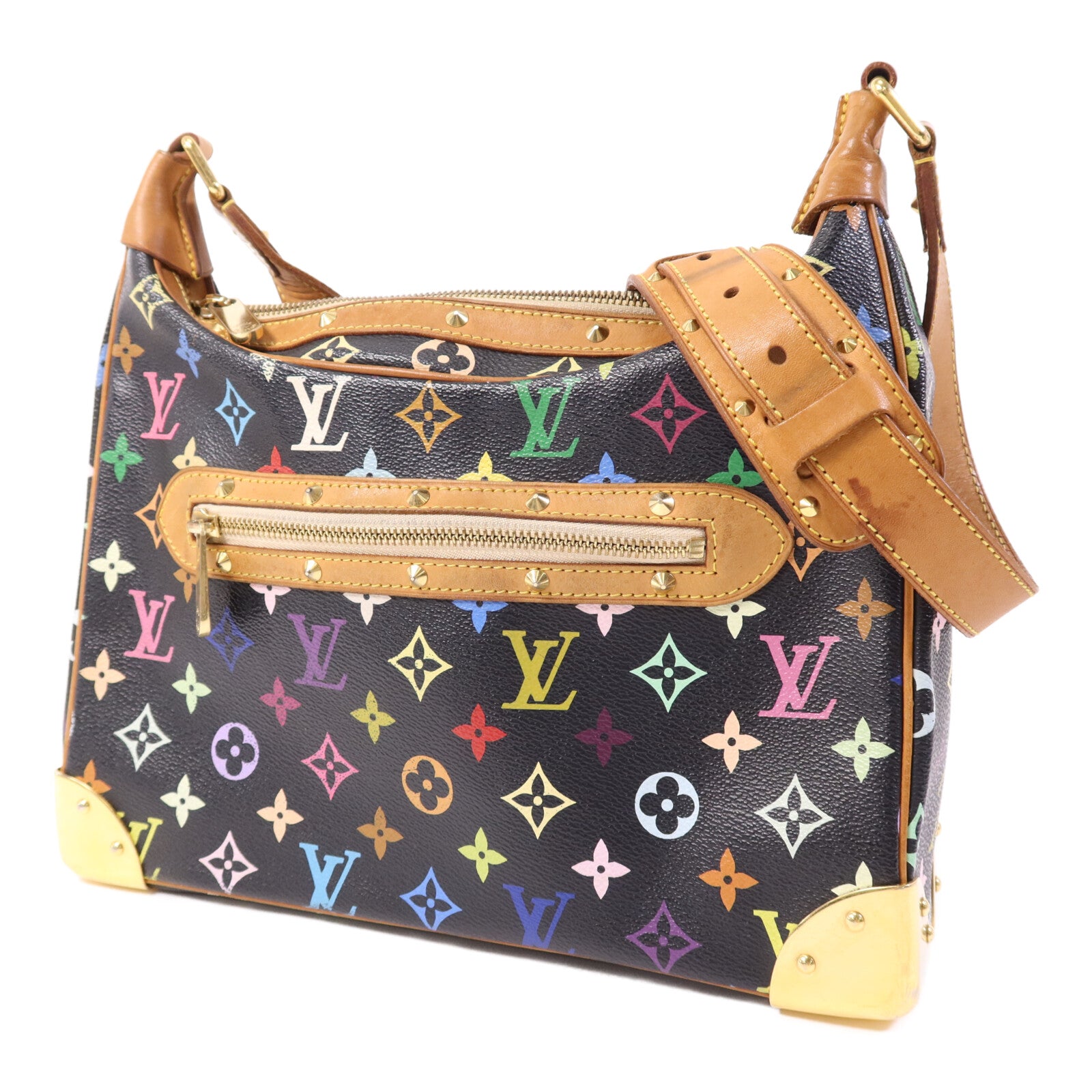 LOUIS VUITTON Monogram Boulogne金扣肩背袋