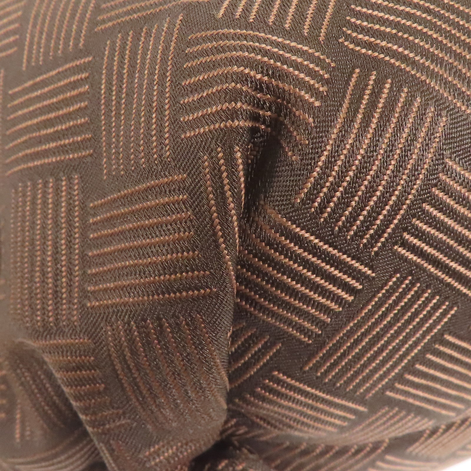 BOTTEGA VENETA BV Point Triangle Shoulder Bag 2 Way Bag Nylon/Leather Brown