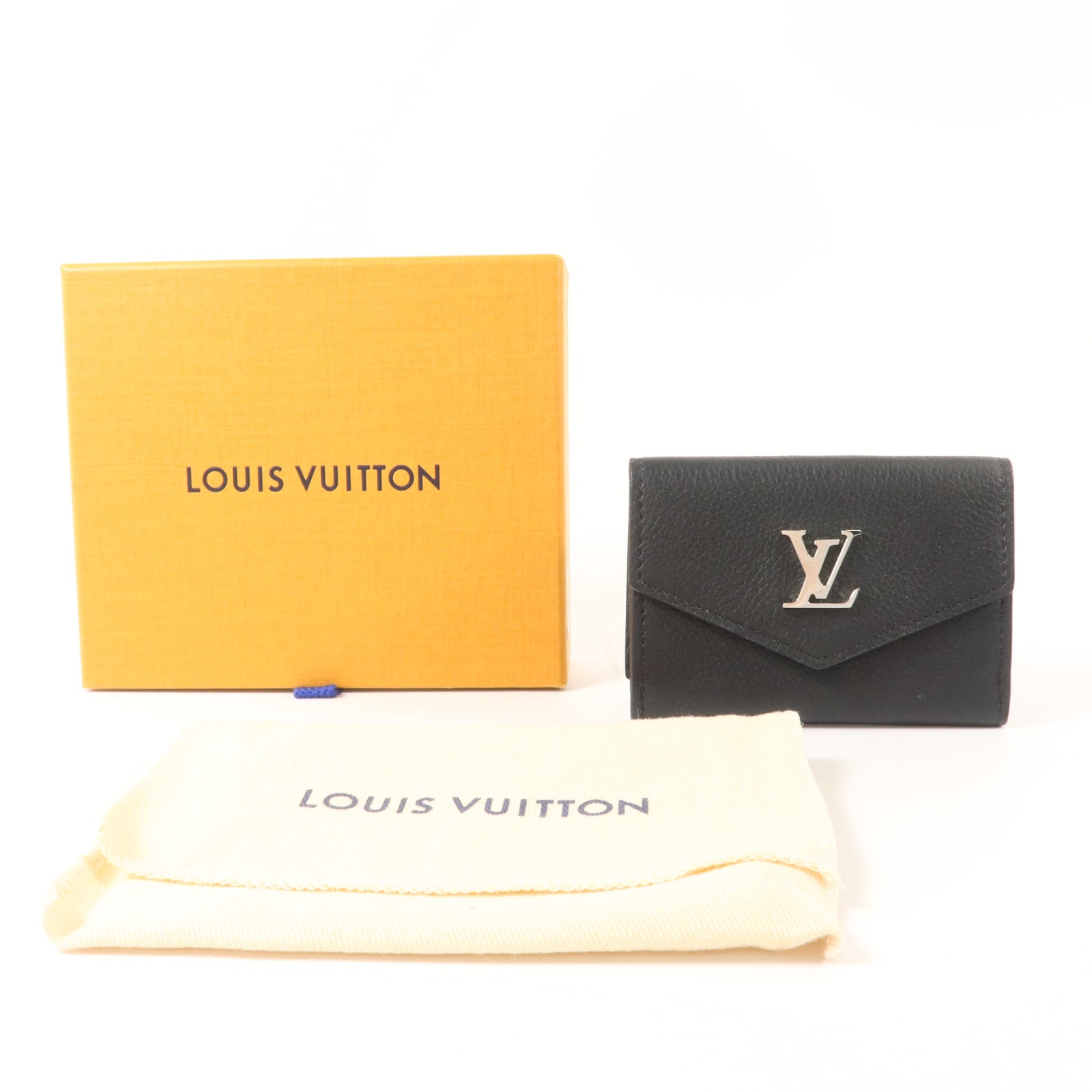 LOUIS VUITTON 牛皮皮革Lock Me Mini錢包