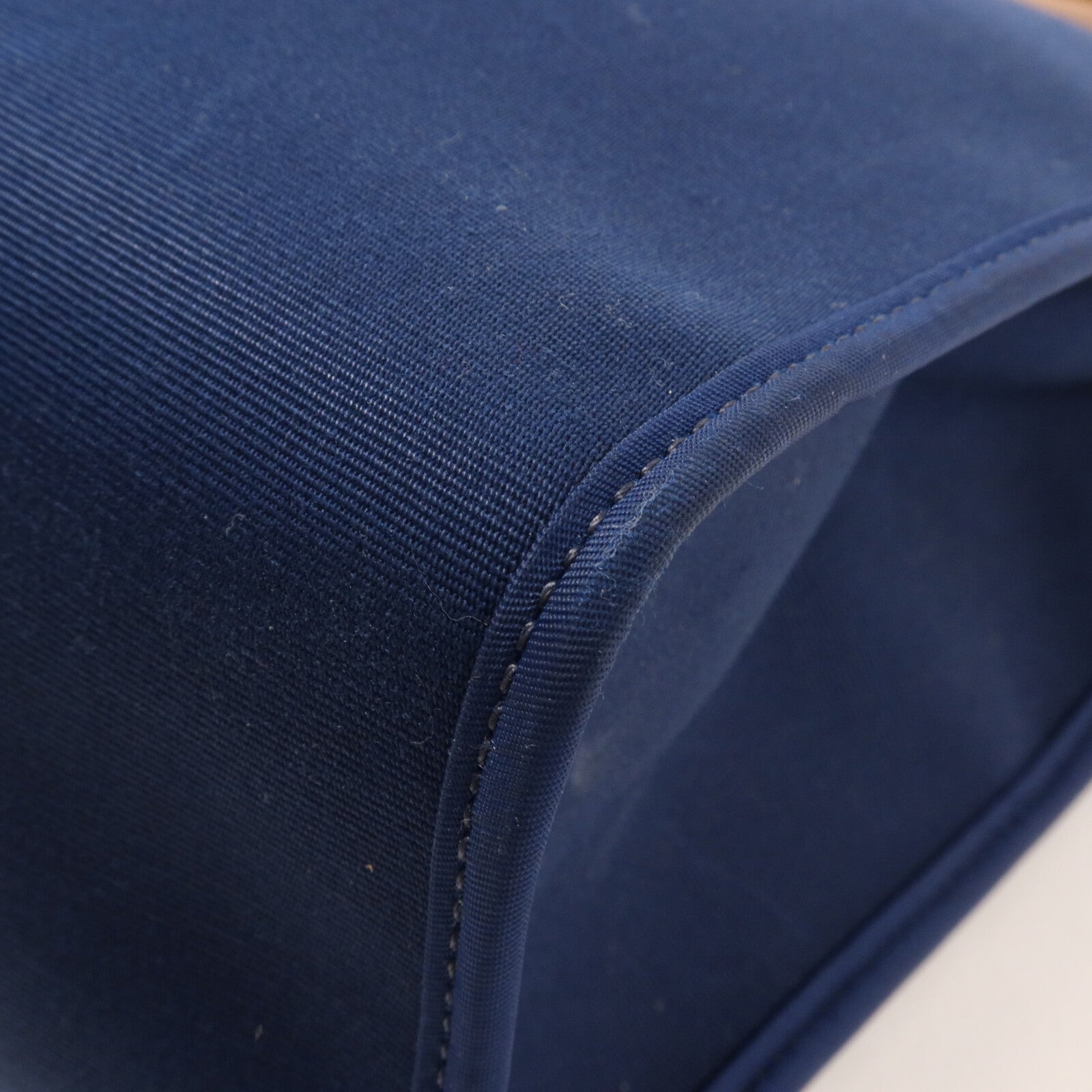 HERMES 帆布Herbag PM手挽肩背兩用袋Bleu Saphir