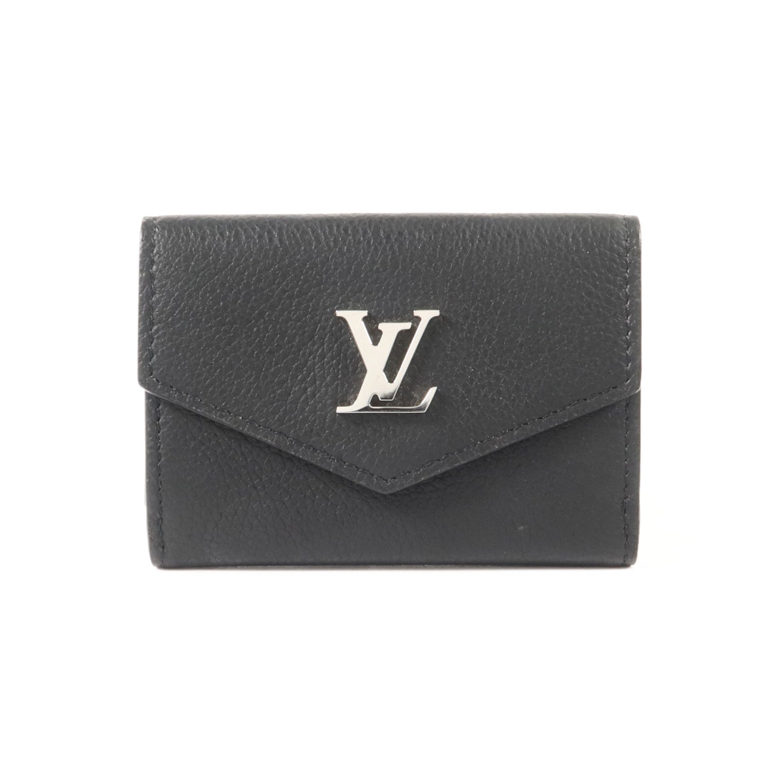 LOUIS VUITTON 牛皮皮革Lock Me Mini錢包