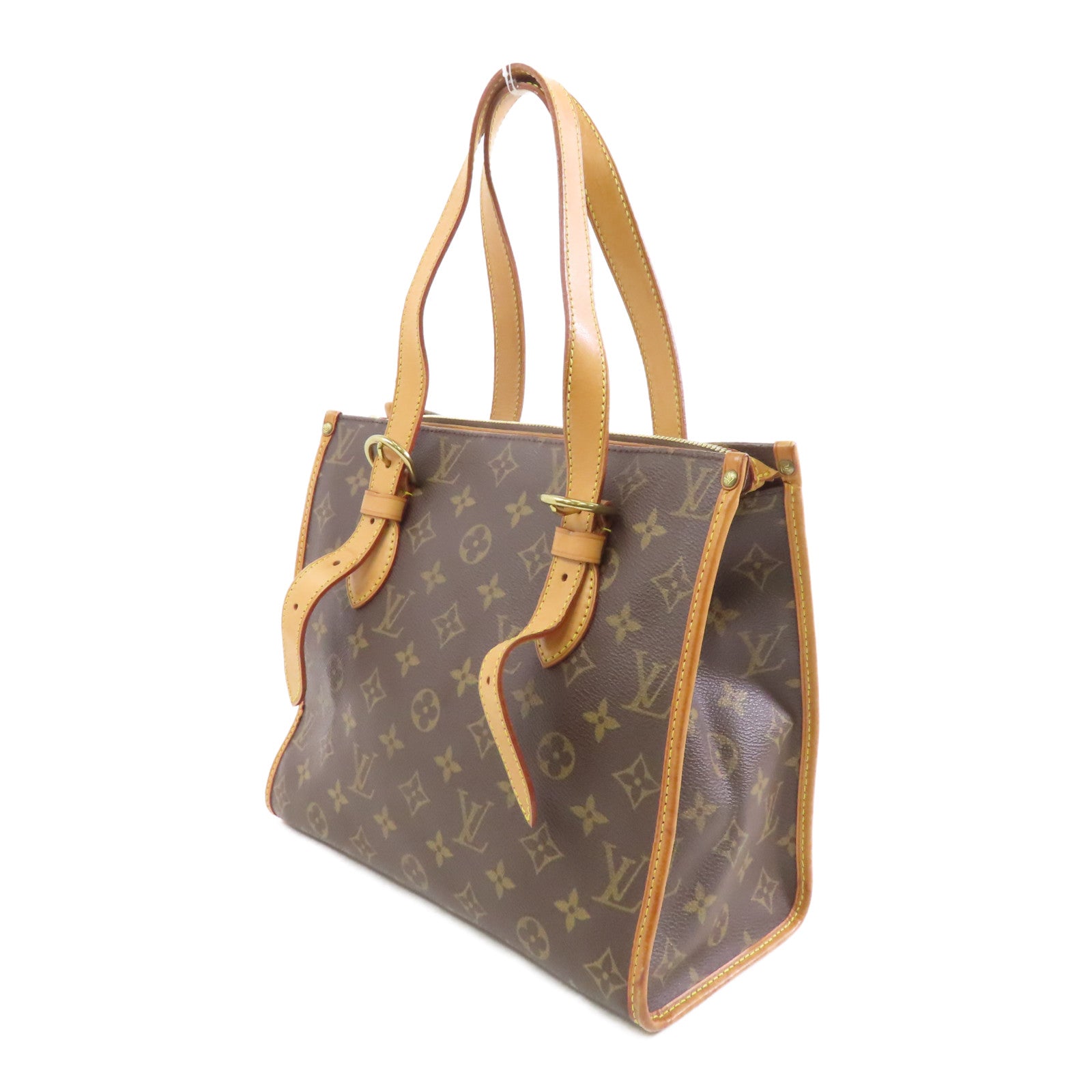 LOUIS VUITTON Monogram Popincourt Haut金扣肩背袋啡色