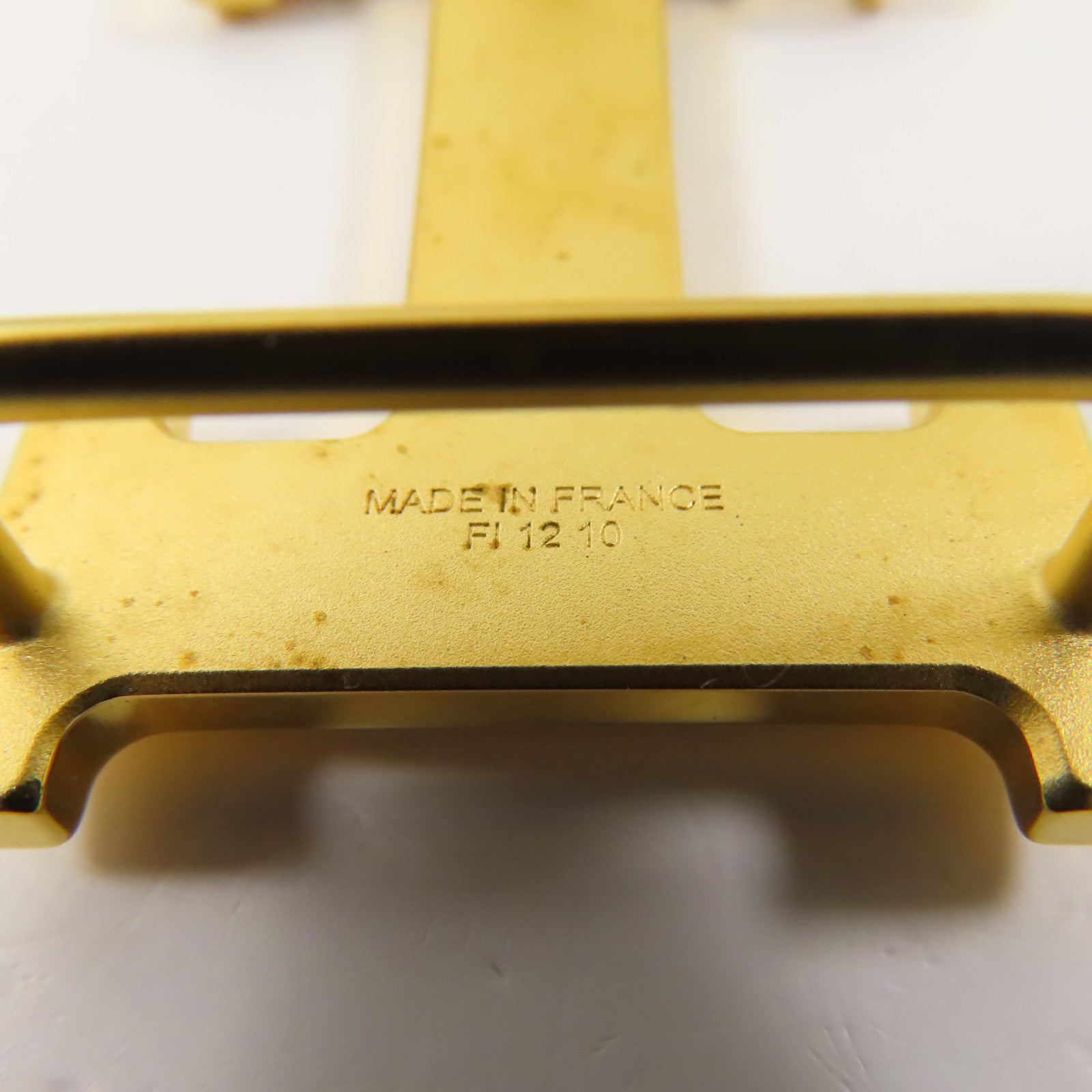 HERMES Epsom皮革H Belt金扣皮帶Gold